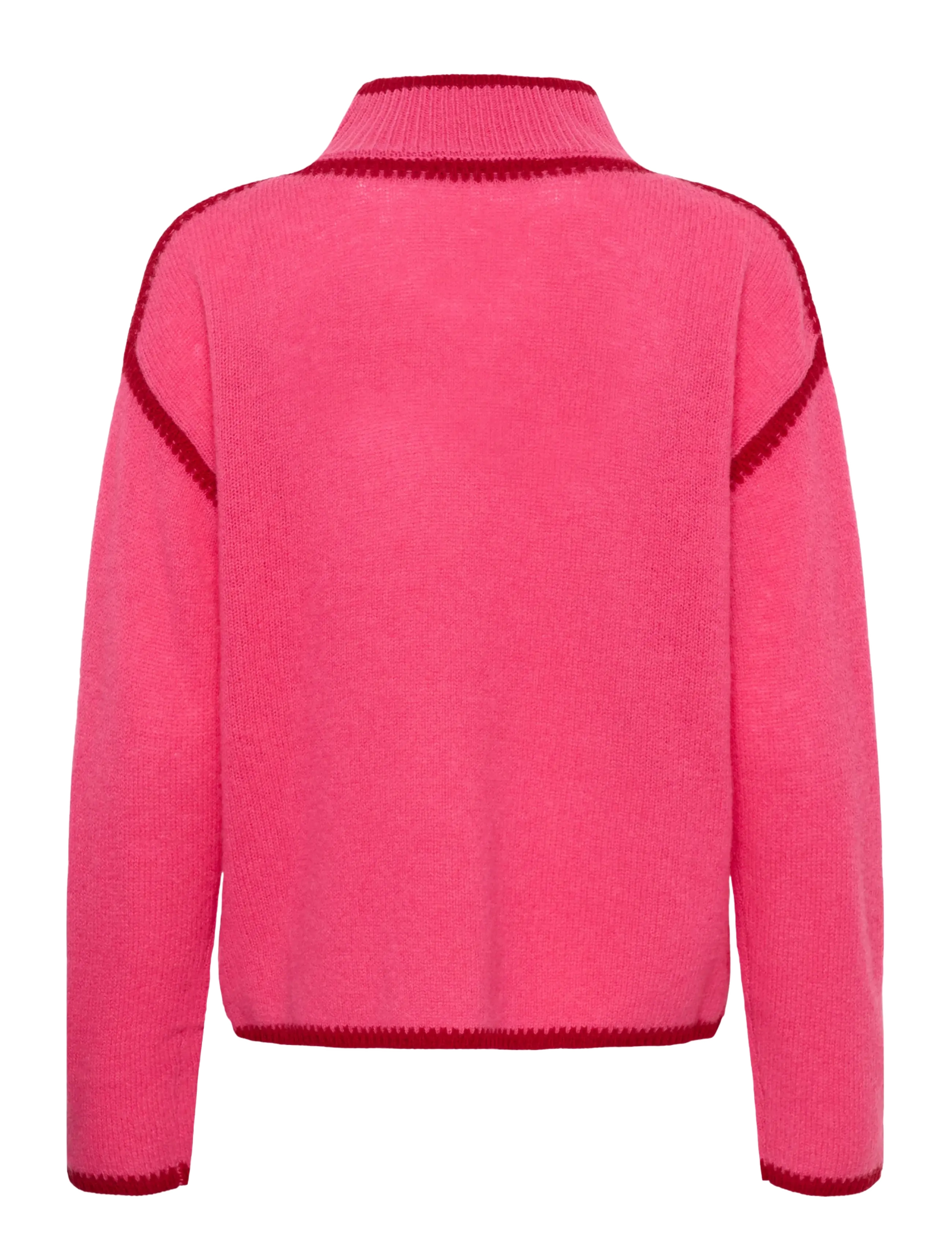 Culture - CUjia Katrina Turtleneck - pullover - fandango pink melange - 1