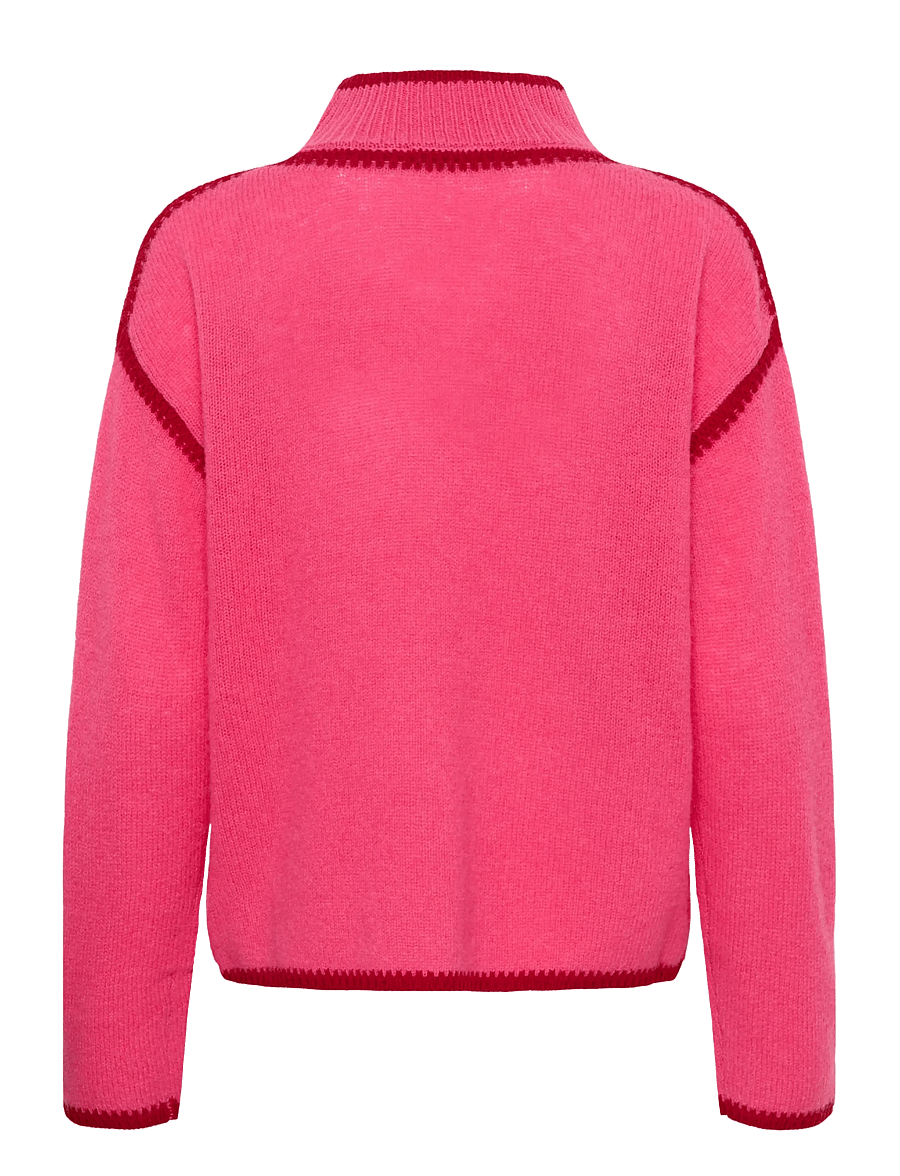 Culture - CUjia Katrina Turtleneck - pullover - fandango pink melange - 1
