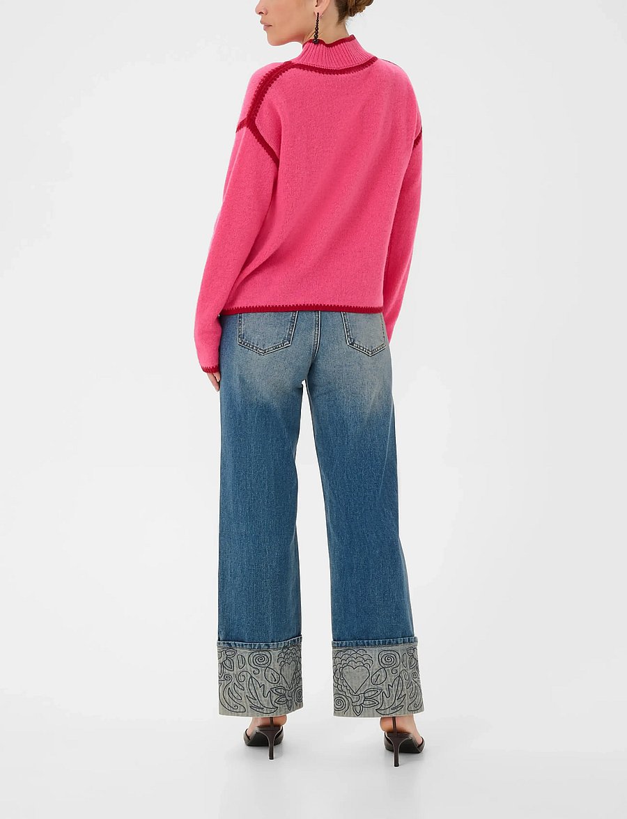 Culture - CUjia Katrina Turtleneck - pullover - fandango pink melange - 4