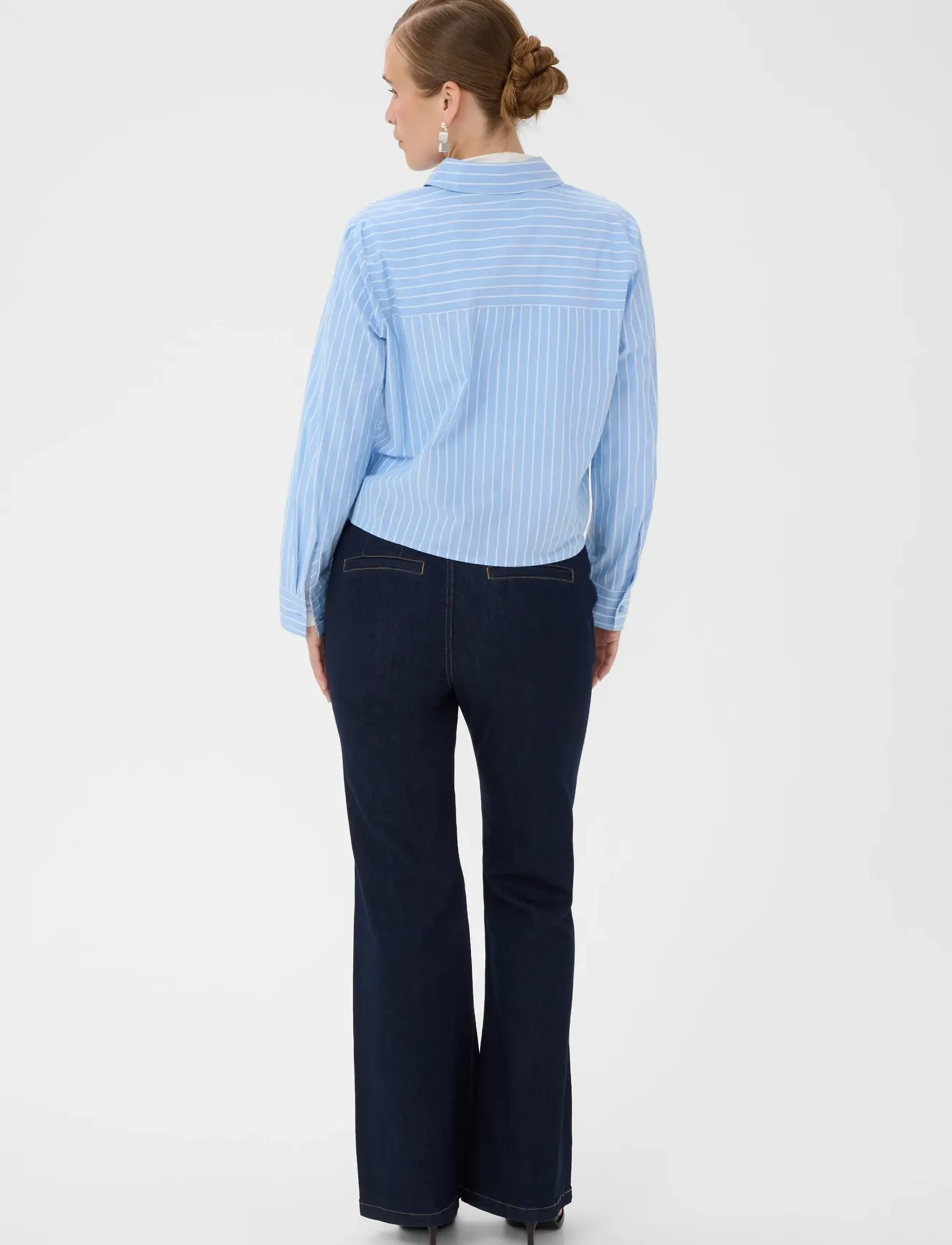 Culture - CUnissa Shirt - blue/white stripe - 4