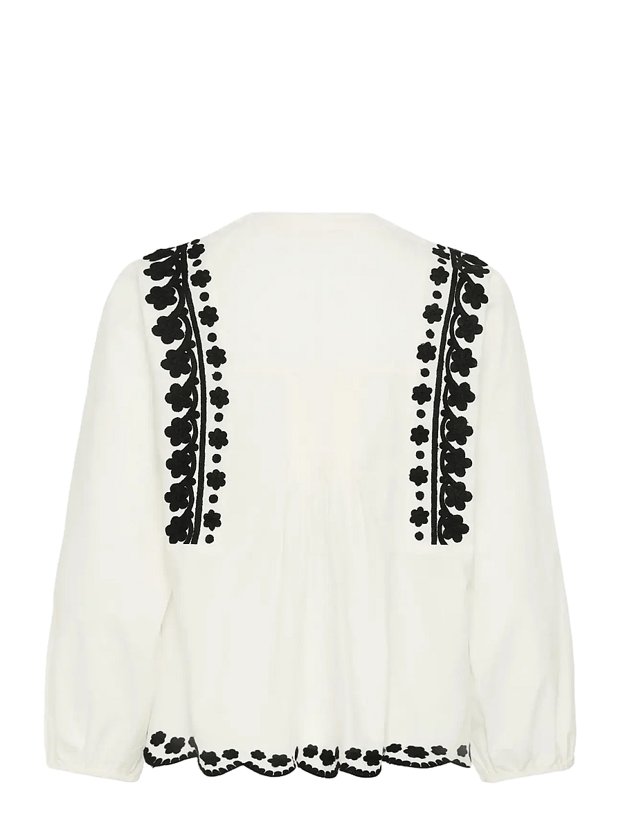 Culture - CUviba Shirt - långärmade skjortor - spring gardenia - 2