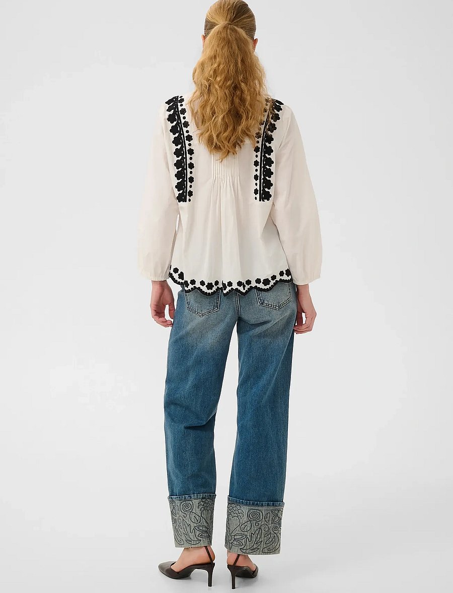 Culture - CUviba Shirt - långärmade skjortor - spring gardenia - 4