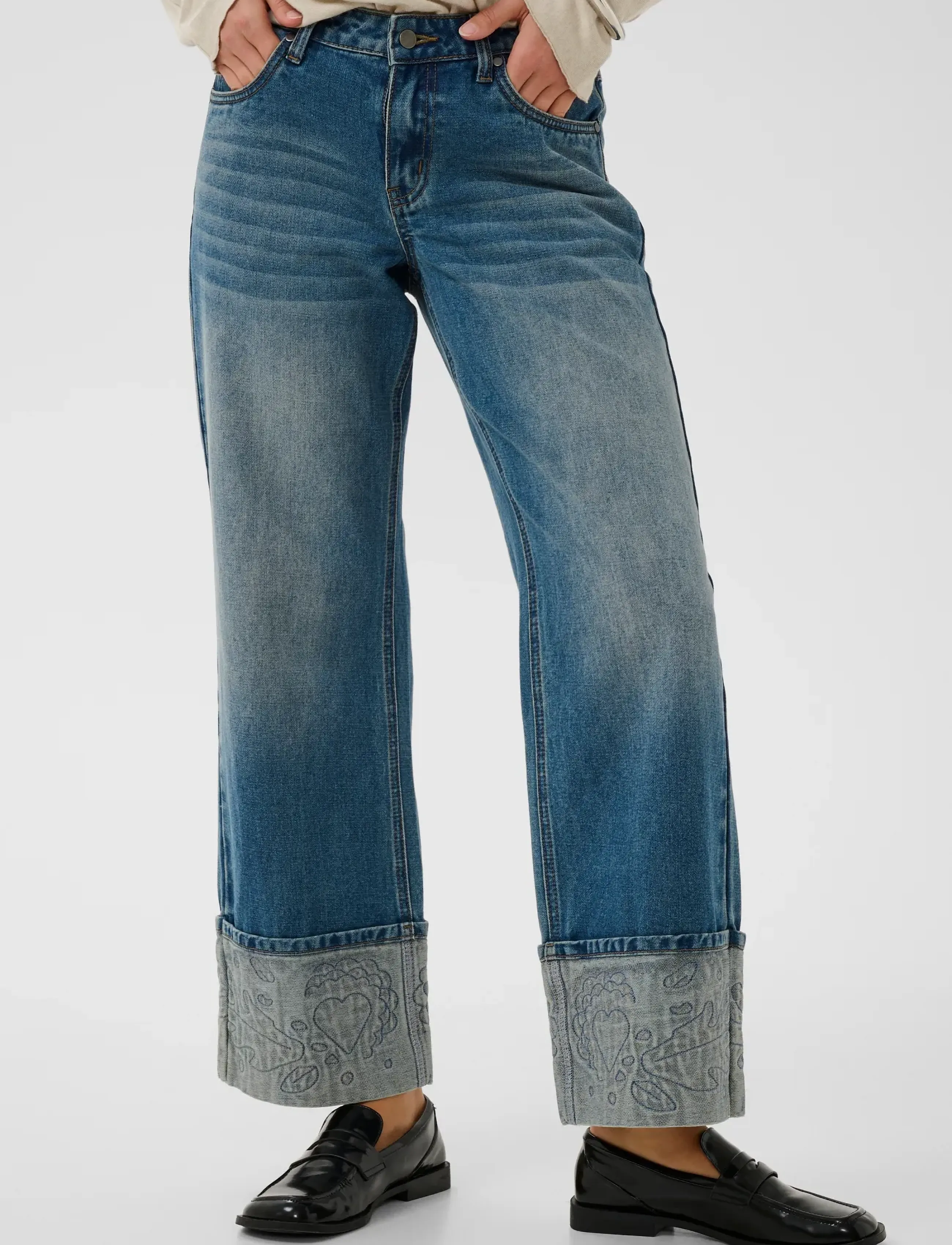 Culture CUmerano Aniceta Jeans - Kleidung - MEDIUM VINTAGE BLUE WASH / blue