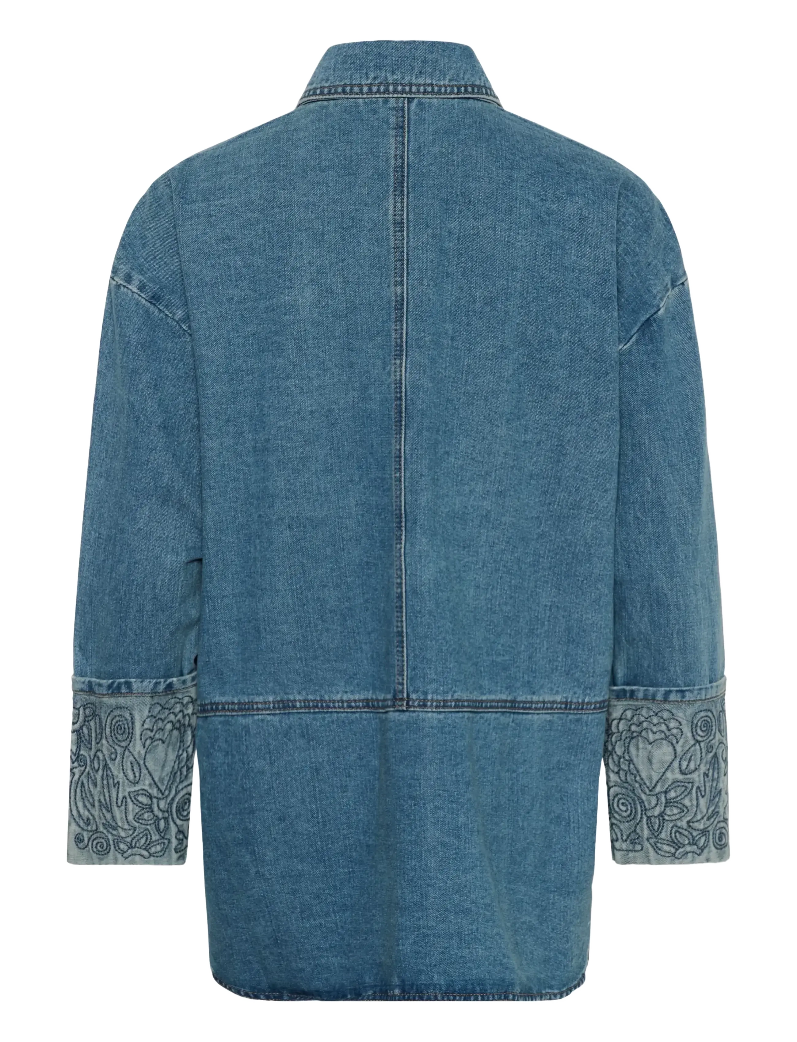 Culture - CUmerano Aniceta Shirt - jeanshemden - medium vintage blue wash - 2