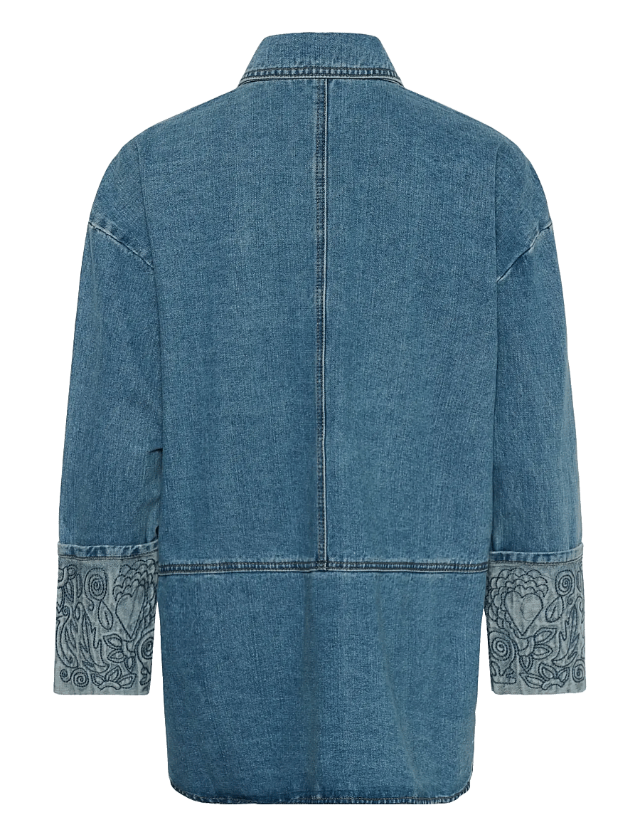 Culture - CUmerano Aniceta Shirt - jeanshemden - medium vintage blue wash - 2