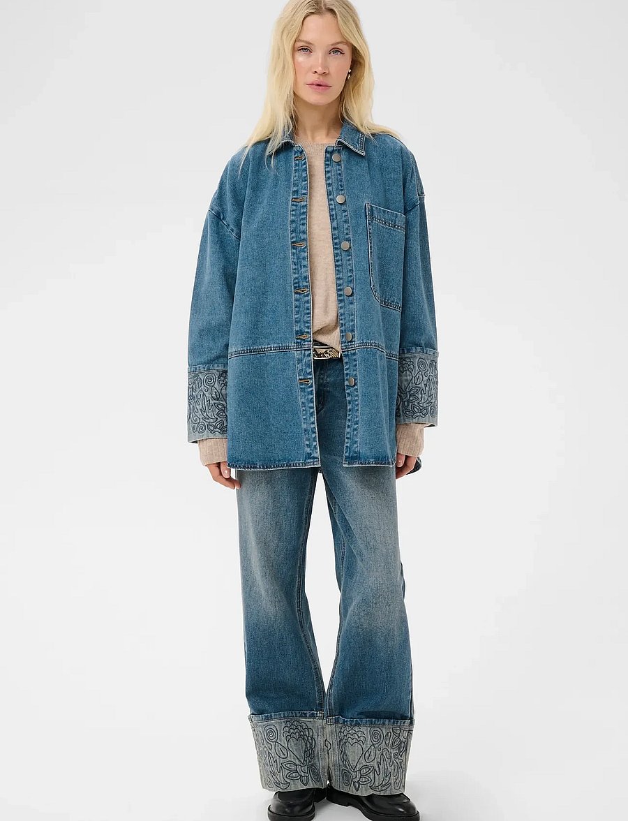 Culture - CUmerano Aniceta Shirt - jeanshemden - medium vintage blue wash - 3