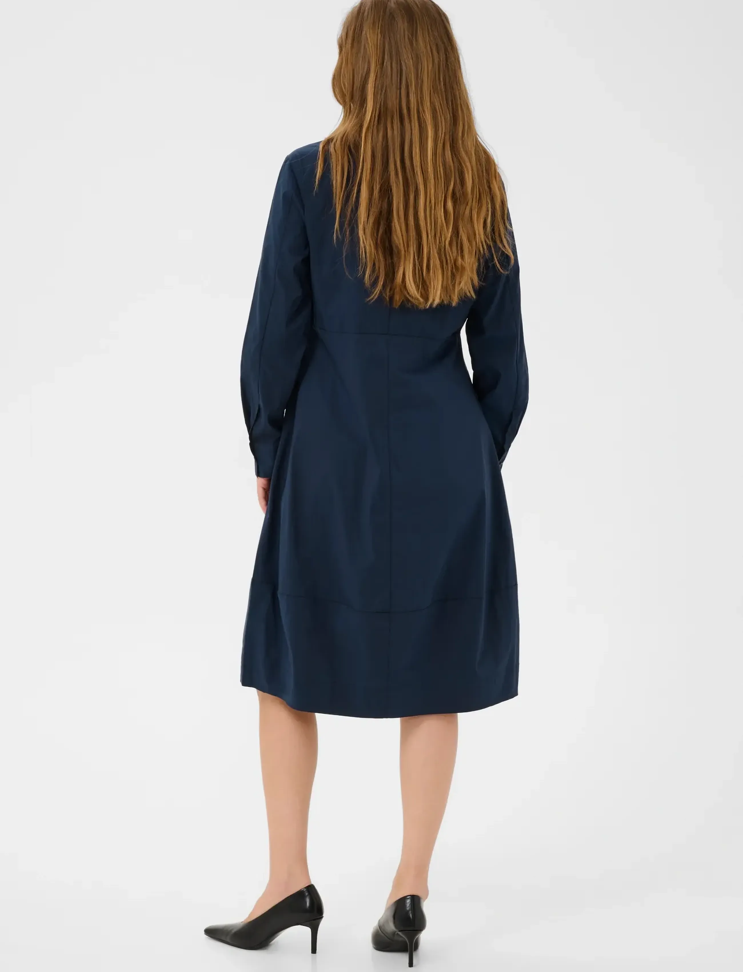 Culture - CUdaiva Antoinett Dress - skjortekjoler - blue iris - 3