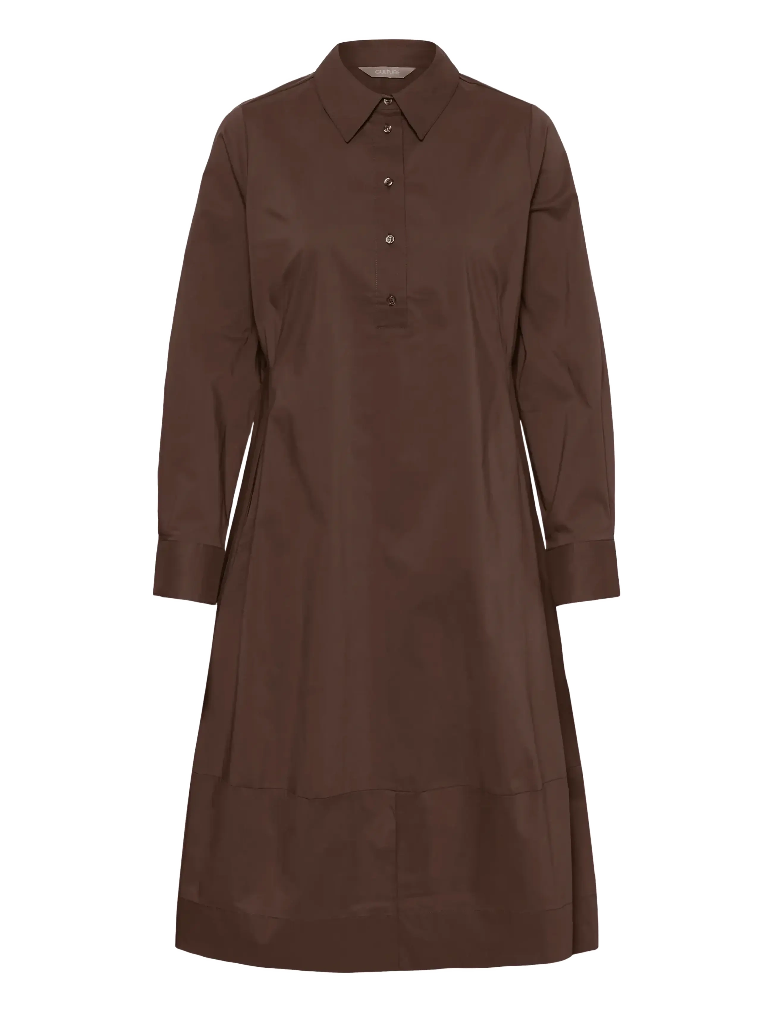Culture CUdaiva Antoinett Dress - Kjoler - COFFEE BEAN / brown