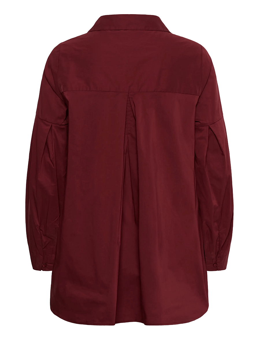 Culture - CUdaiva Antoinett Tunic - langærmede skjorter - chocolate truffle - 1