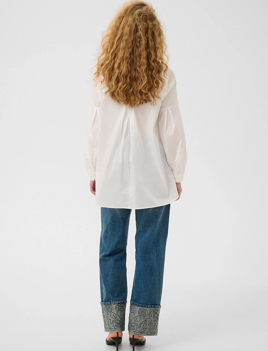 Culture - CUdaiva Antoinett Tunic - long-sleeved shirts - spring gardenia - 4