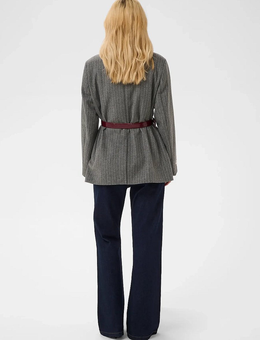Culture - CUkayla Blazer - grey pinstripe - 4
