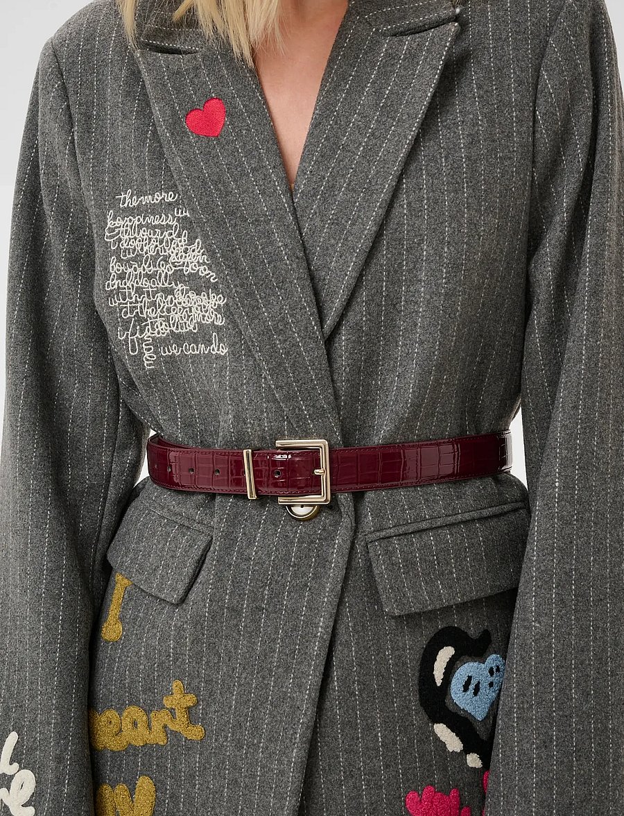 Culture - CUkayla Blazer - grey pinstripe - 5