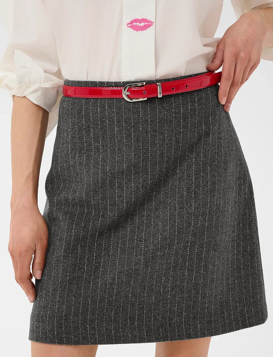 Culture - CUkayla Skirt - korte nederdele - grey pinstripe - 5