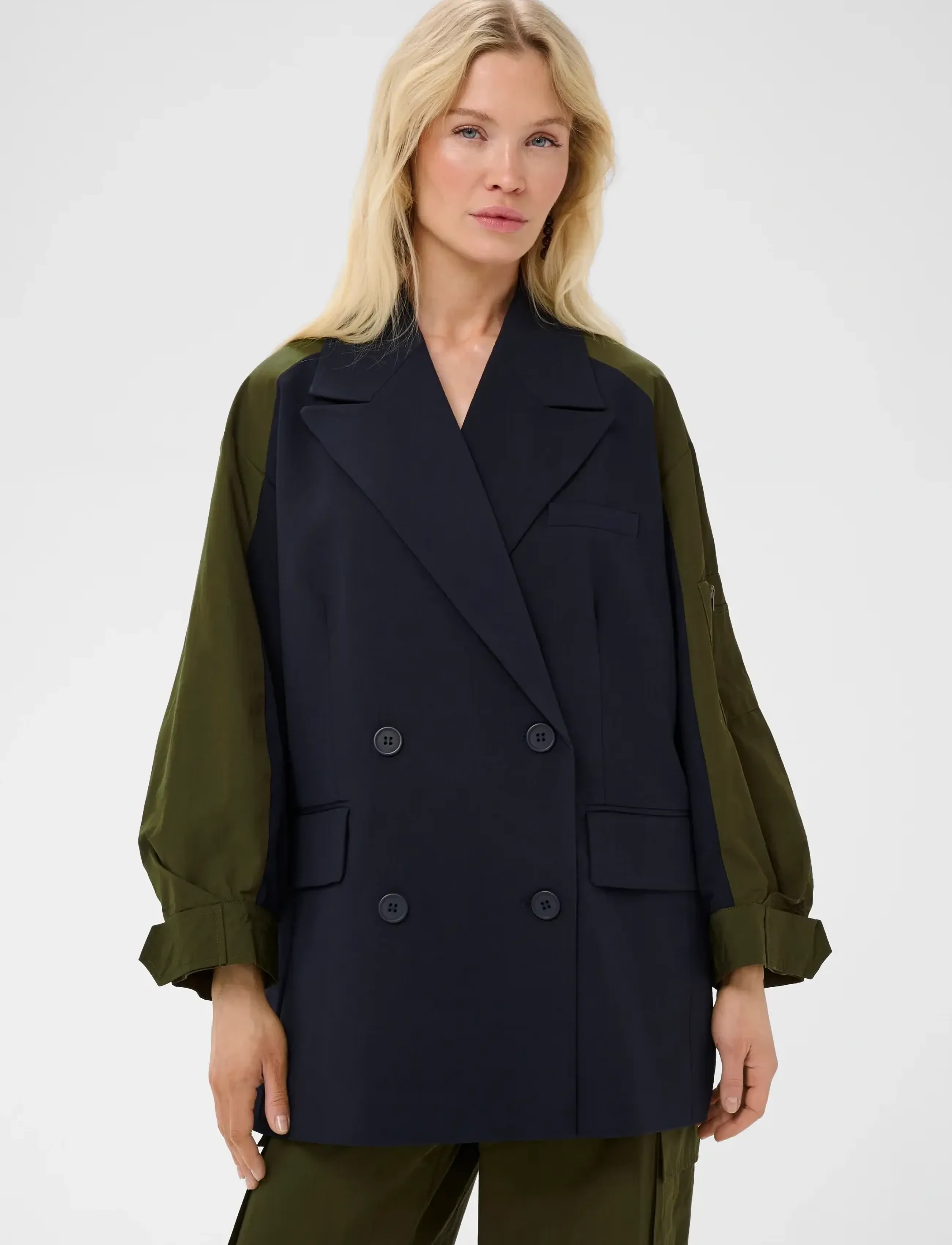 Culture Cublondie Blazer, 34, Navy, Blazere > Dobbeltradede Blazere, Dame