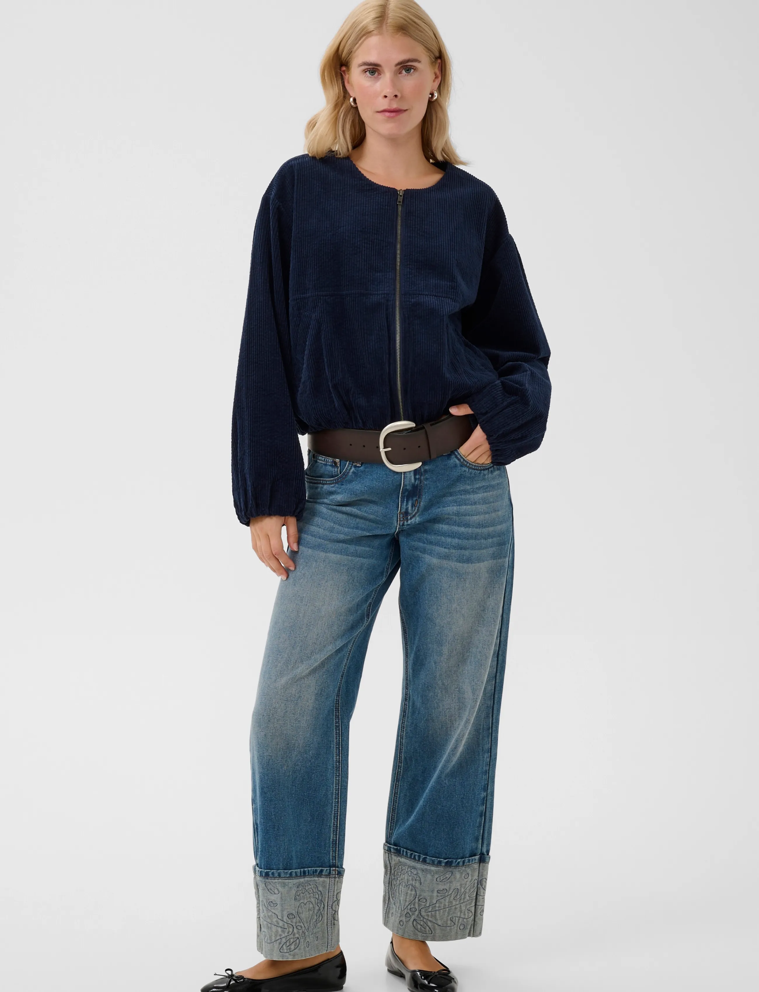 Culture - CUkalla Klay Jacket - vårjackor - dress blues - 3
