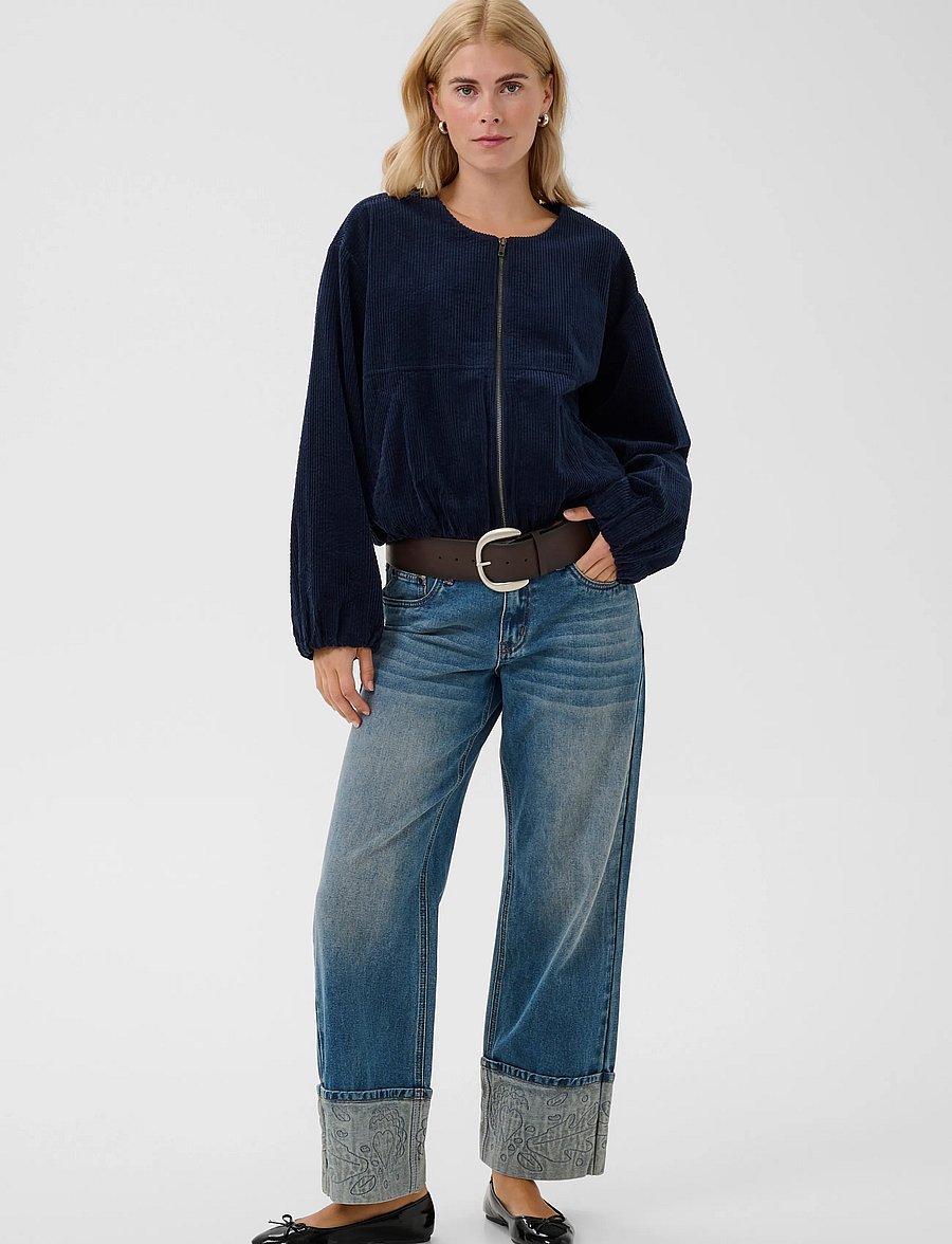Culture - CUkalla Klay Jacket - vårjackor - dress blues - 3