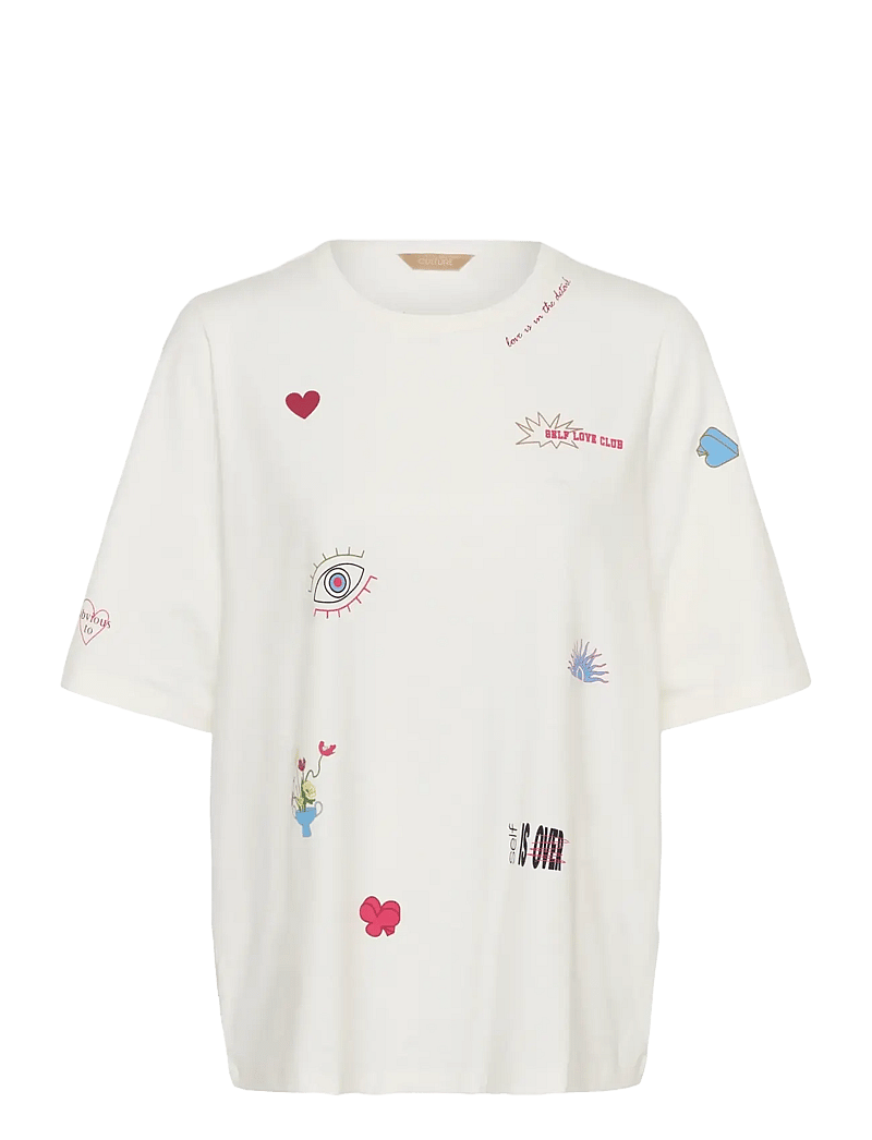 Culture - CUpando Gith T-Shirt - t-shirts - spring gardenia - 0