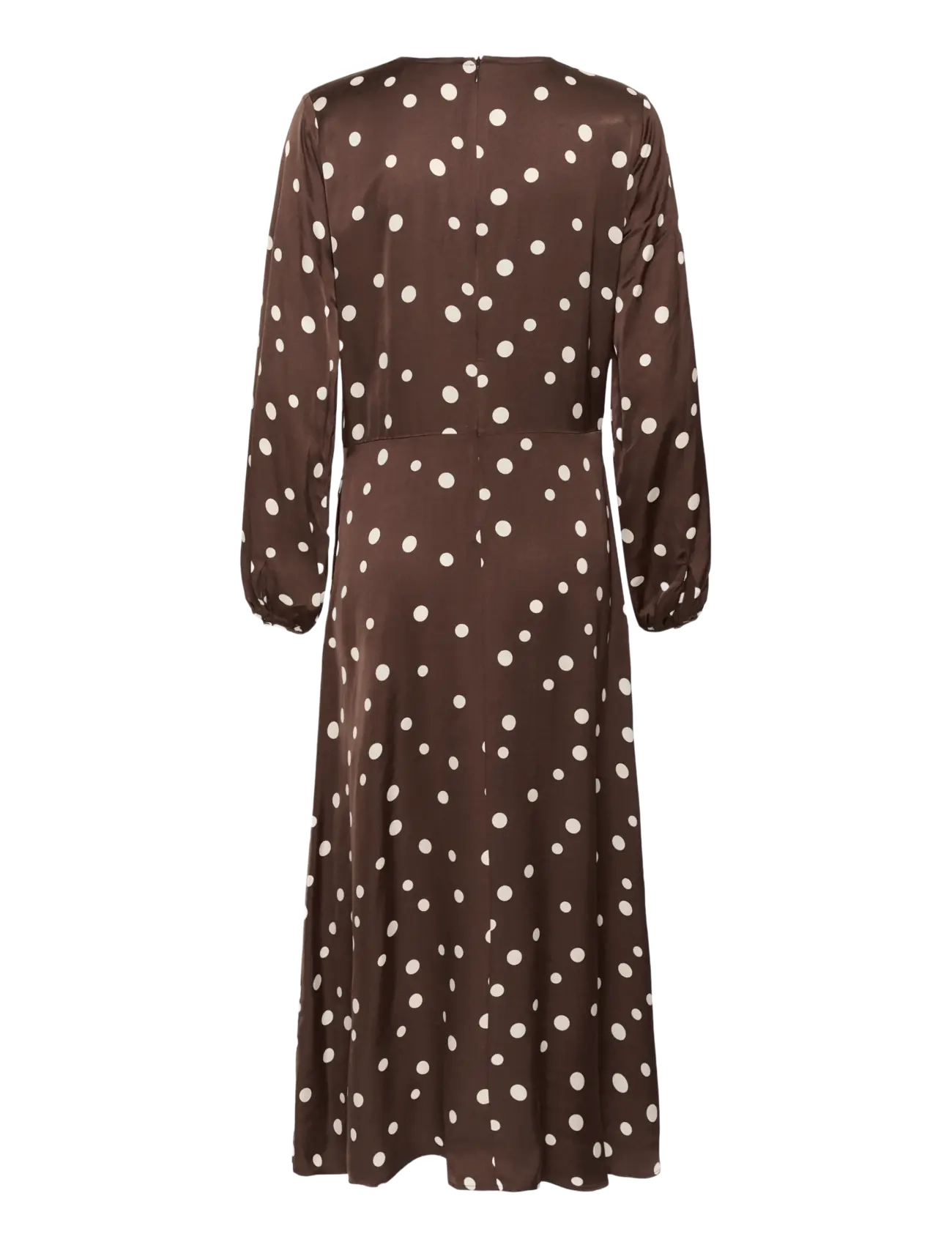 Culture - CUdotty Berna Dress - sommerkjoler - brown/whitecap dot - 1
