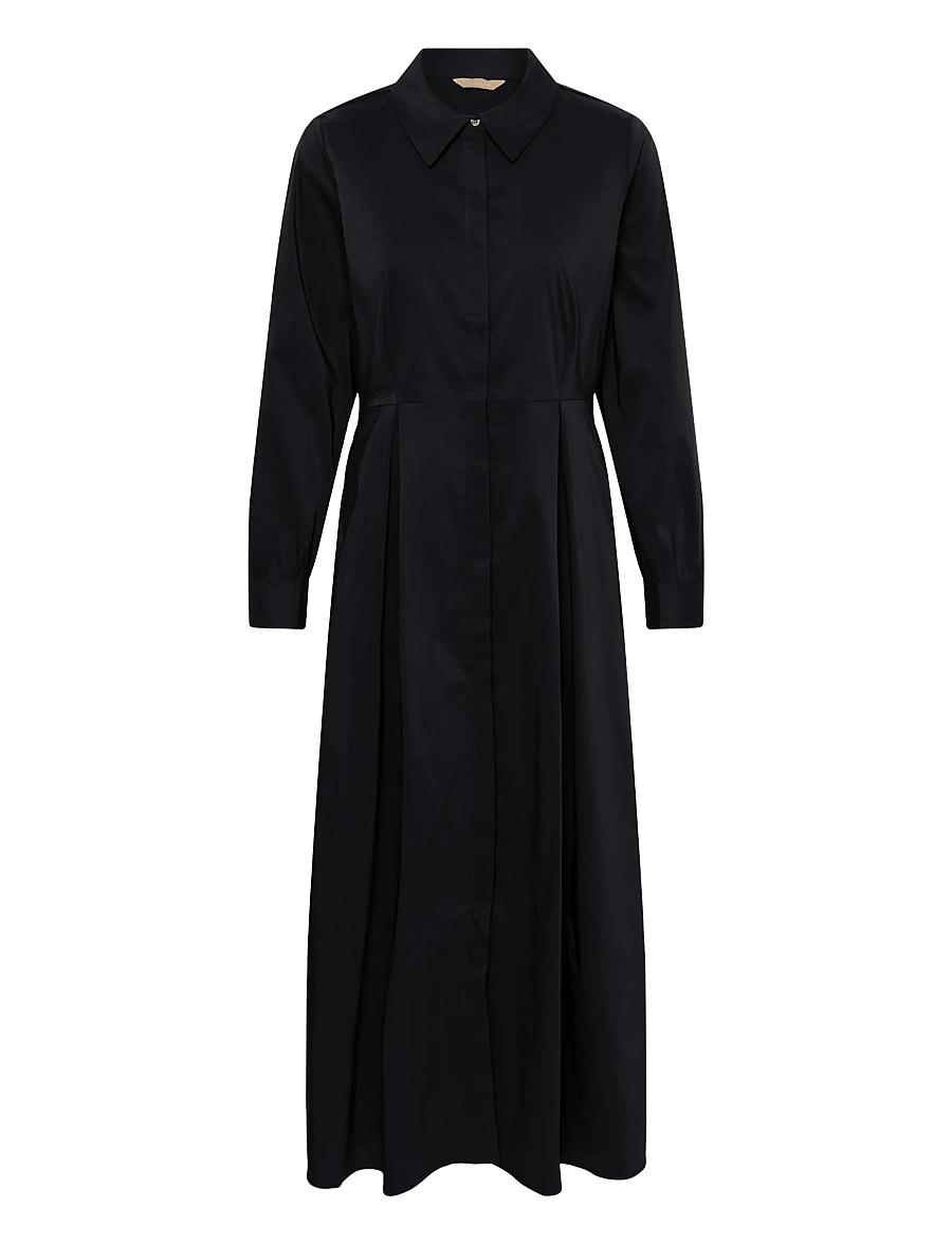 Culture - CUpernilla Antoinett Long Dress - skjortekjoler - black - 0