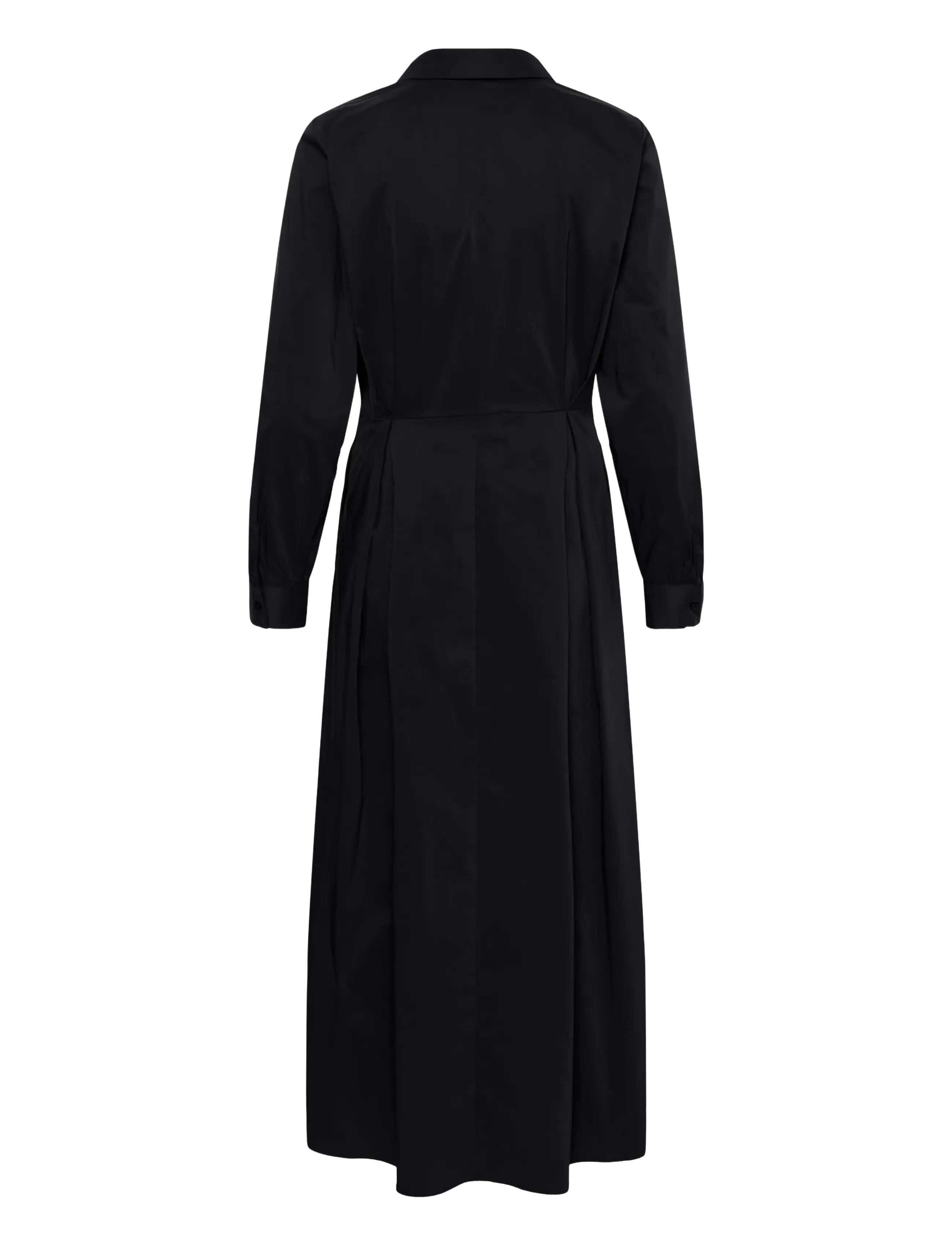 Culture - CUpernilla Antoinett Long Dress - skjortekjoler - black - 1