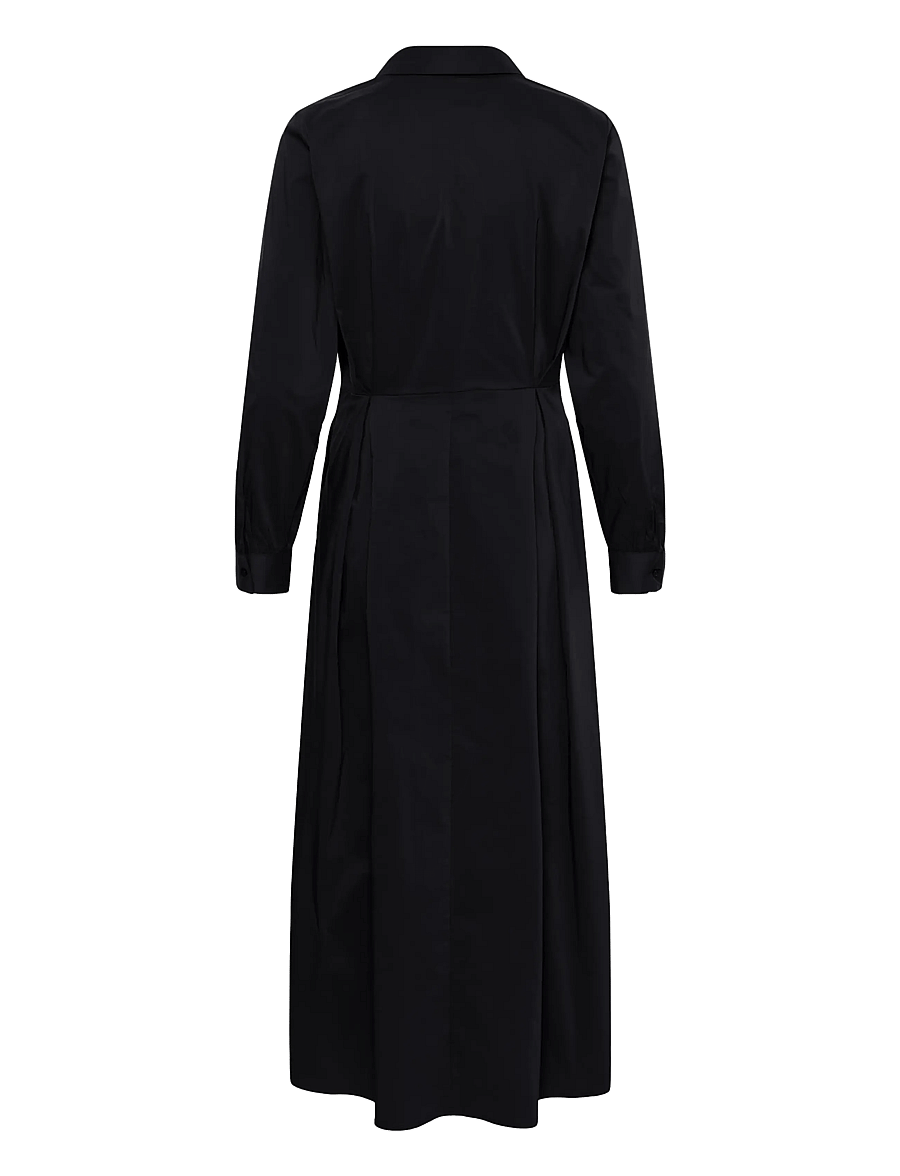Culture - CUpernilla Antoinett Long Dress - skjortekjoler - black - 1