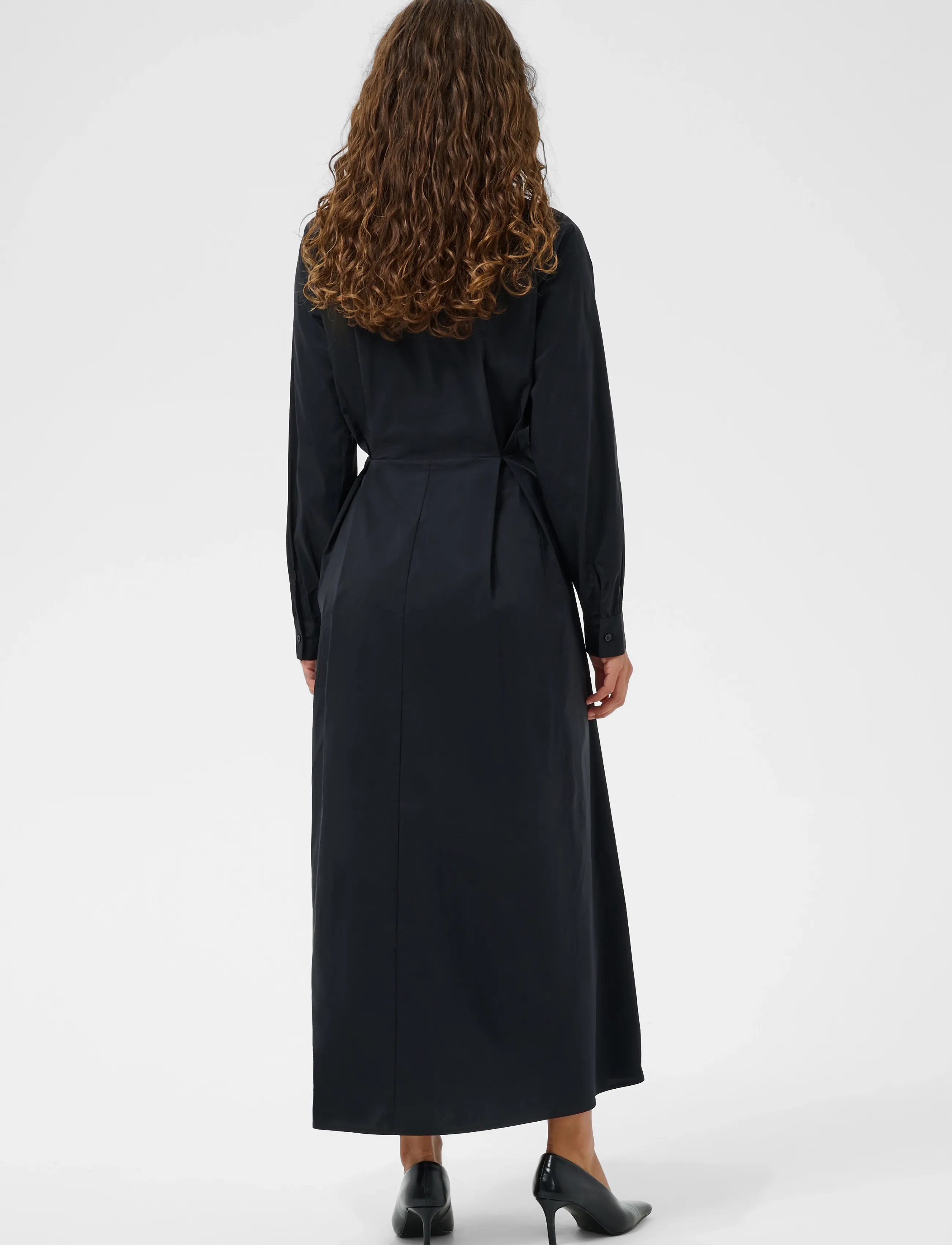 Culture - CUpernilla Antoinett Long Dress - hemdkleider - black - 3