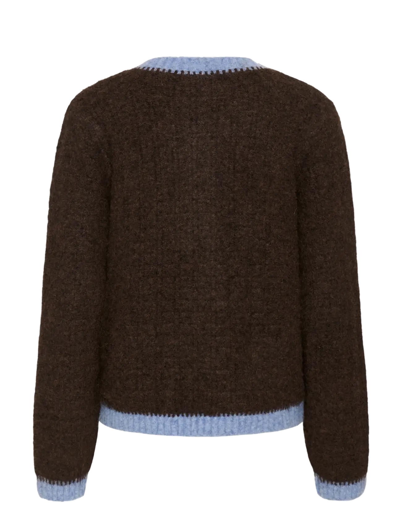 Culture - CUgilan Cardigan - strickjacken - brown/blue - 1