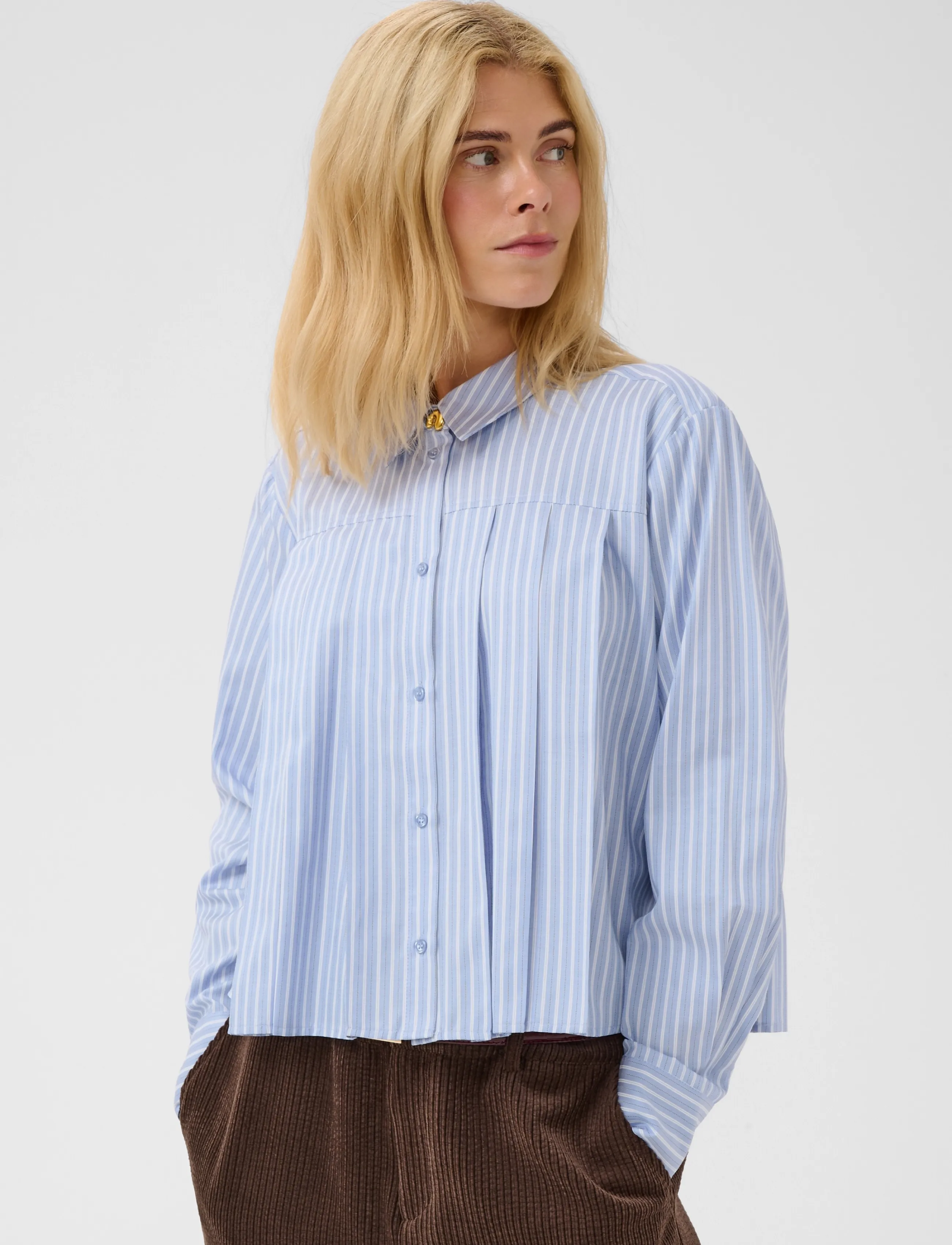 Culture - CUmanga Shirt - blue/white stripe - 2