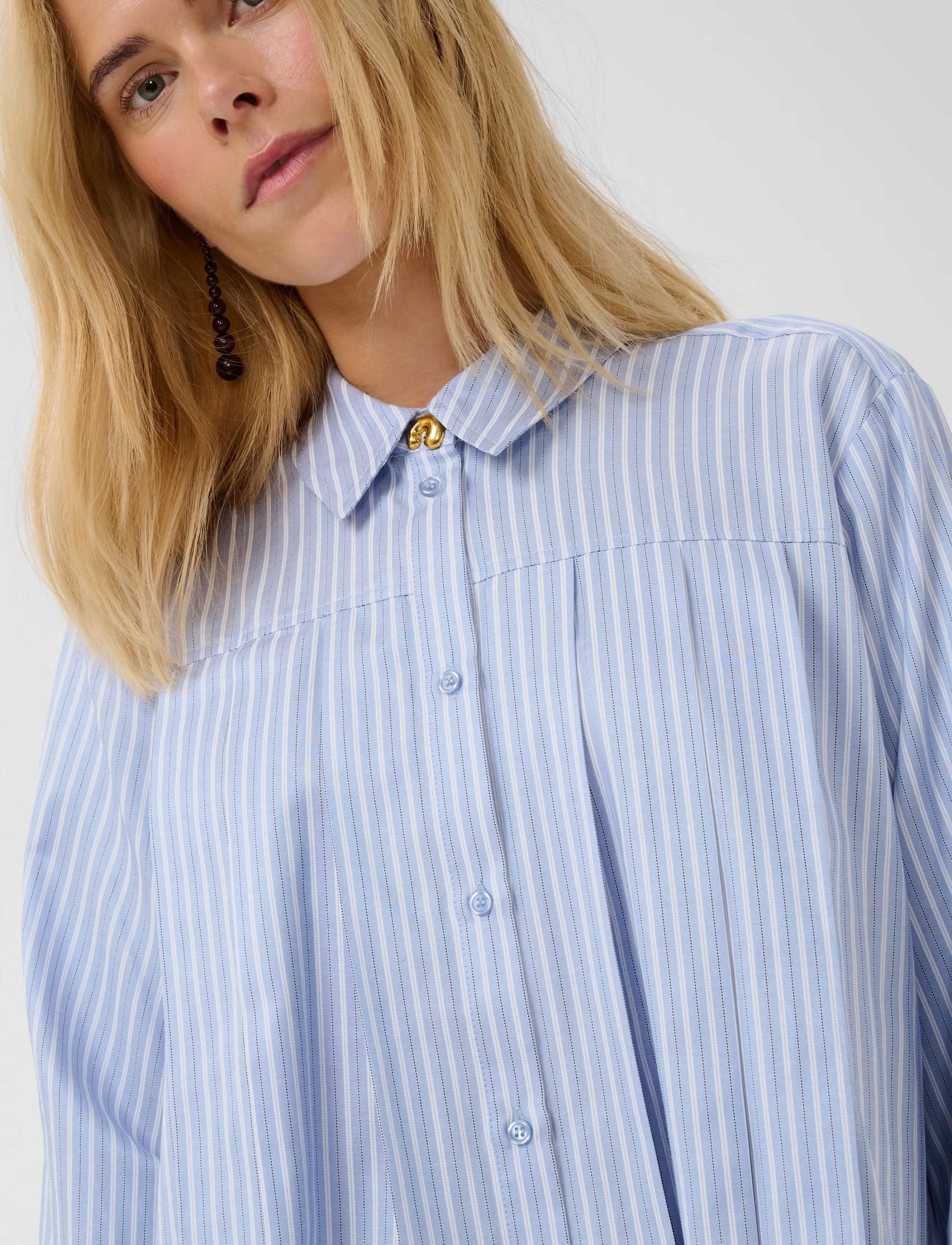 Culture - CUmanga Shirt - blue/white stripe - 5