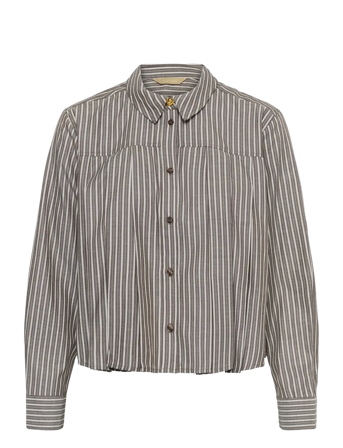 BROWN/WHITE STRIPE