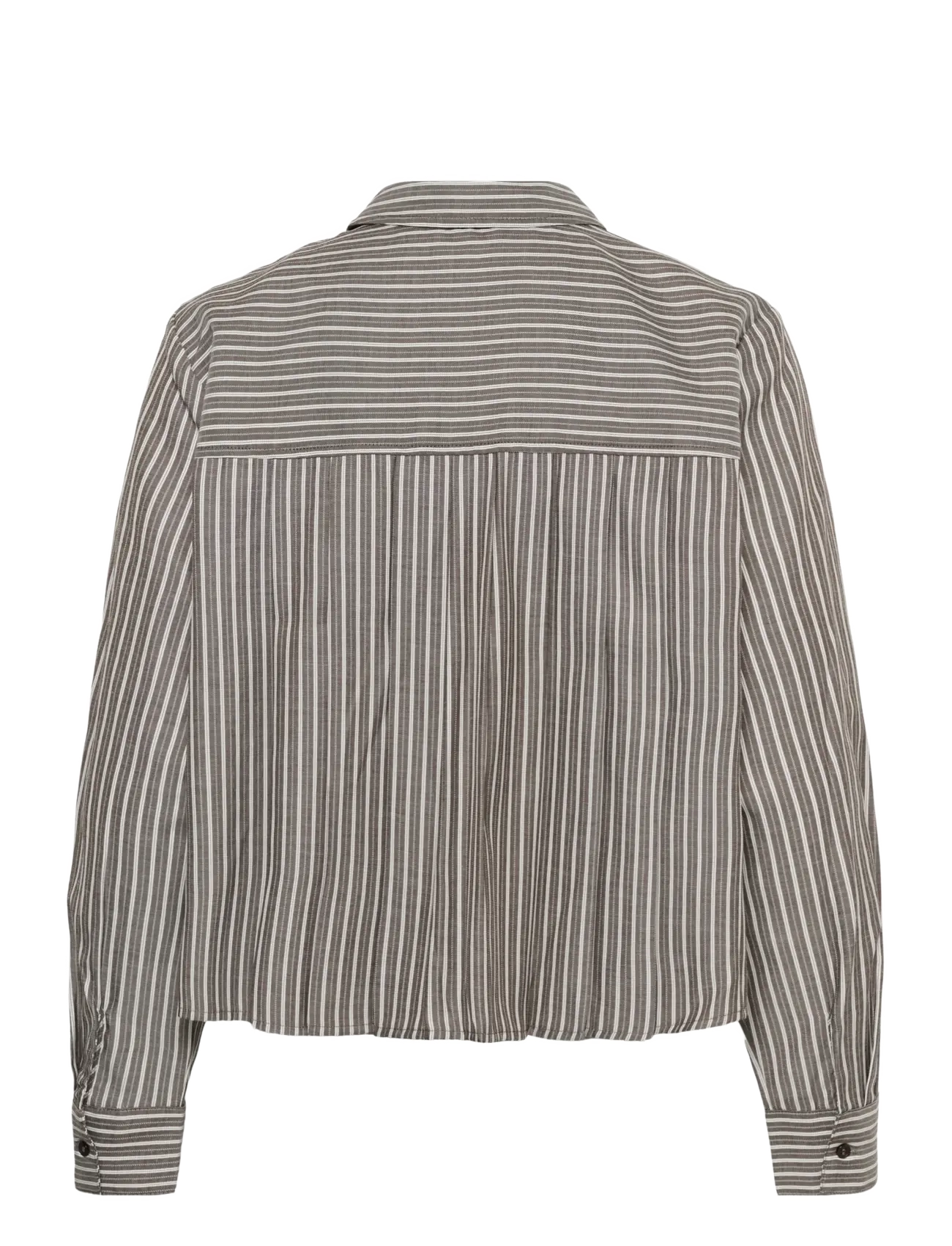 Culture - CUmanga Shirt - langärmlige hemden - brown/white stripe - 1