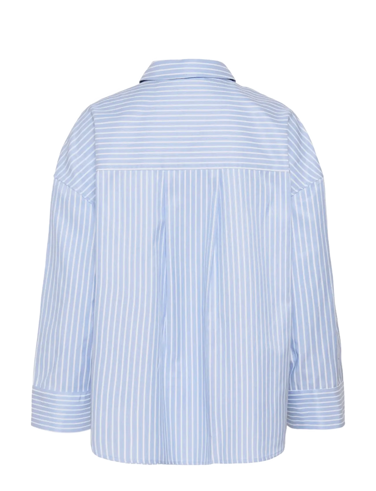 Culture - CUmanga Oversize Shirt - langærmede skjorter - blue/white stripe - 1