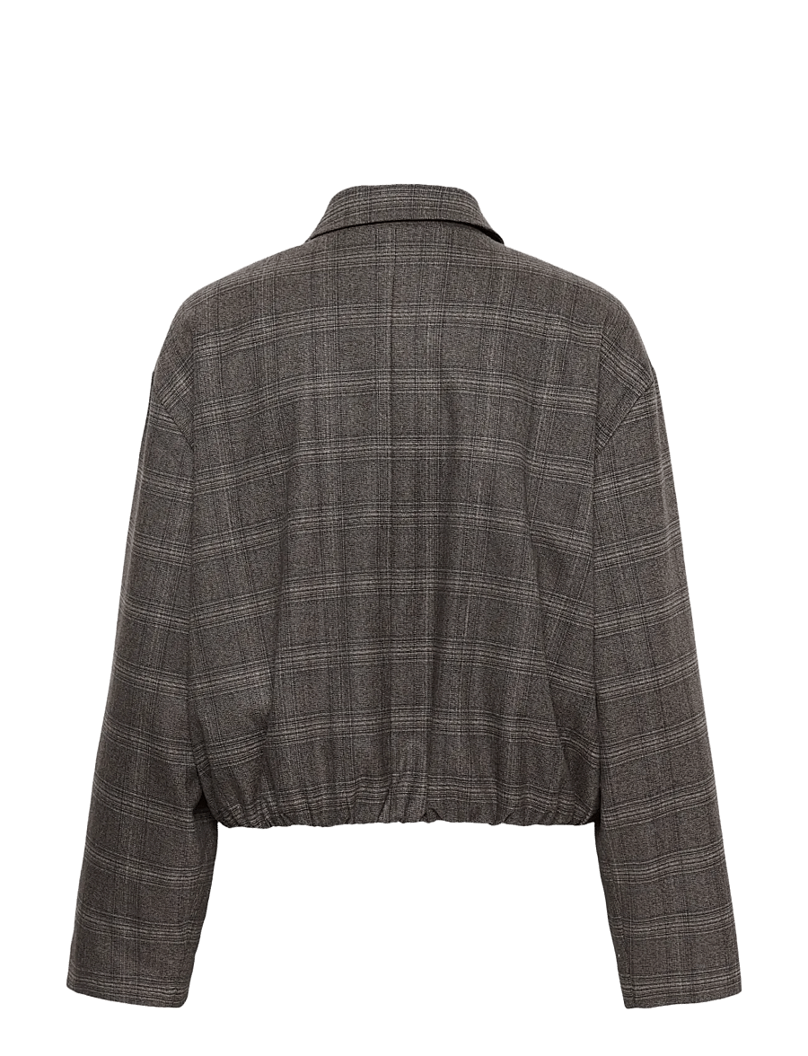 Culture - CUterno Jacket - bomberjakid - brown check - 1