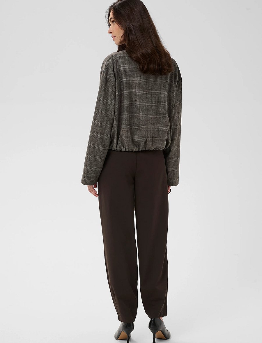 Culture - CUterno Jacket - bomberjakid - brown check - 4