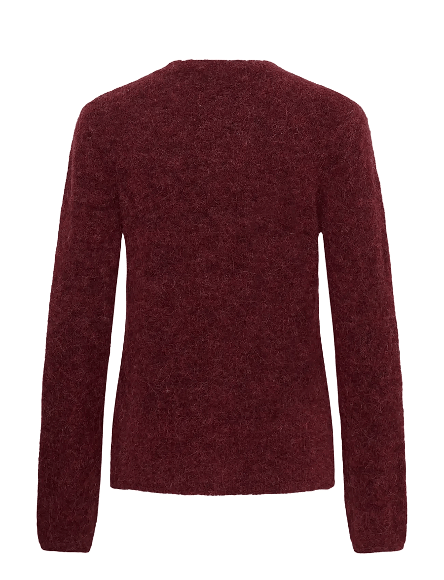 Culture - CUbiebber Cacheia Pullover - striktrøjer - chocolate truffle melange - 1