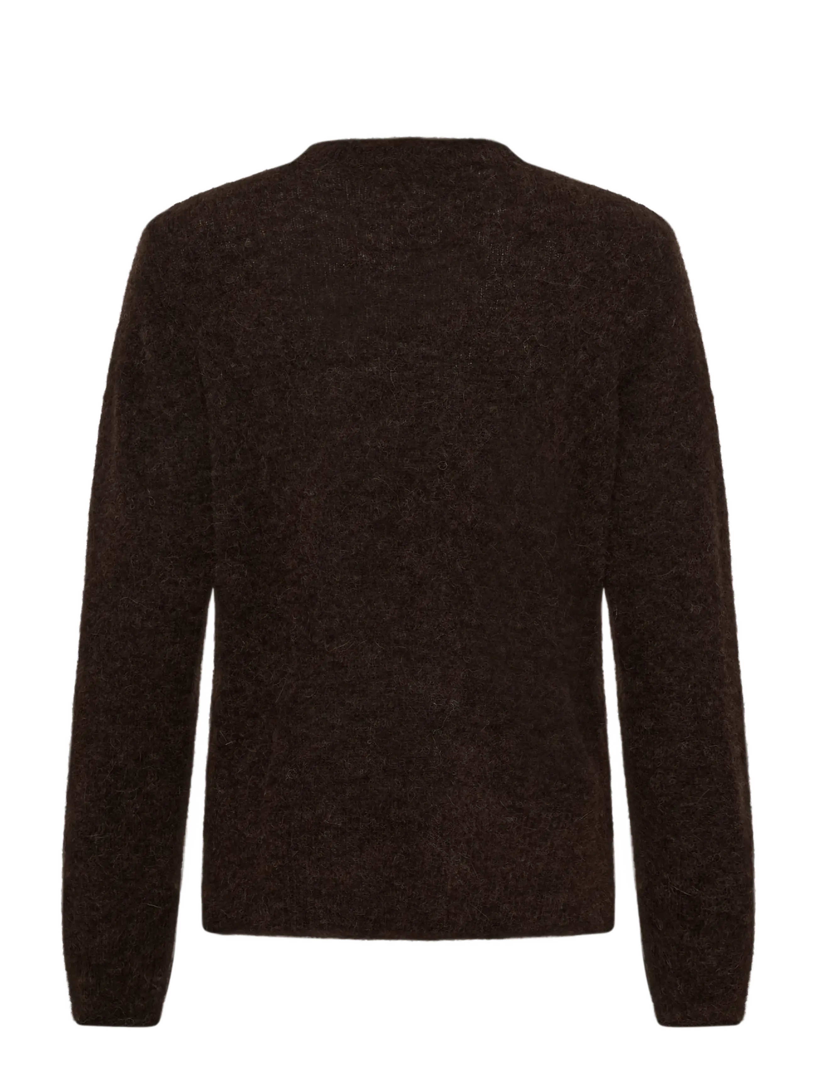 Culture - CUbiebber Cacheia Pullover - striktrøjer - coffee bean melange - 1