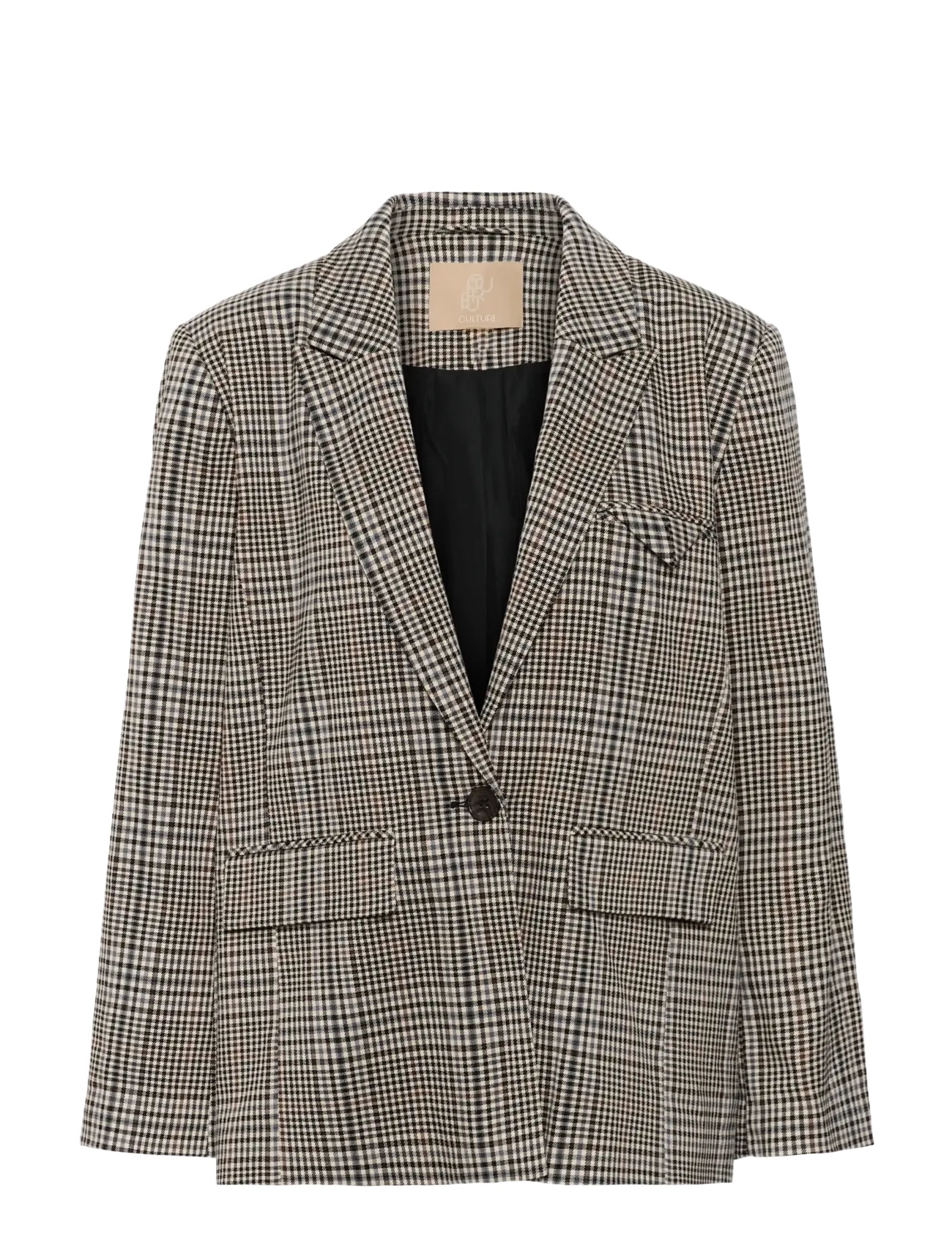 Culture Cubirsen Blazer, 42, Cream, Blazere > Enkeltradede Blazere, Dame