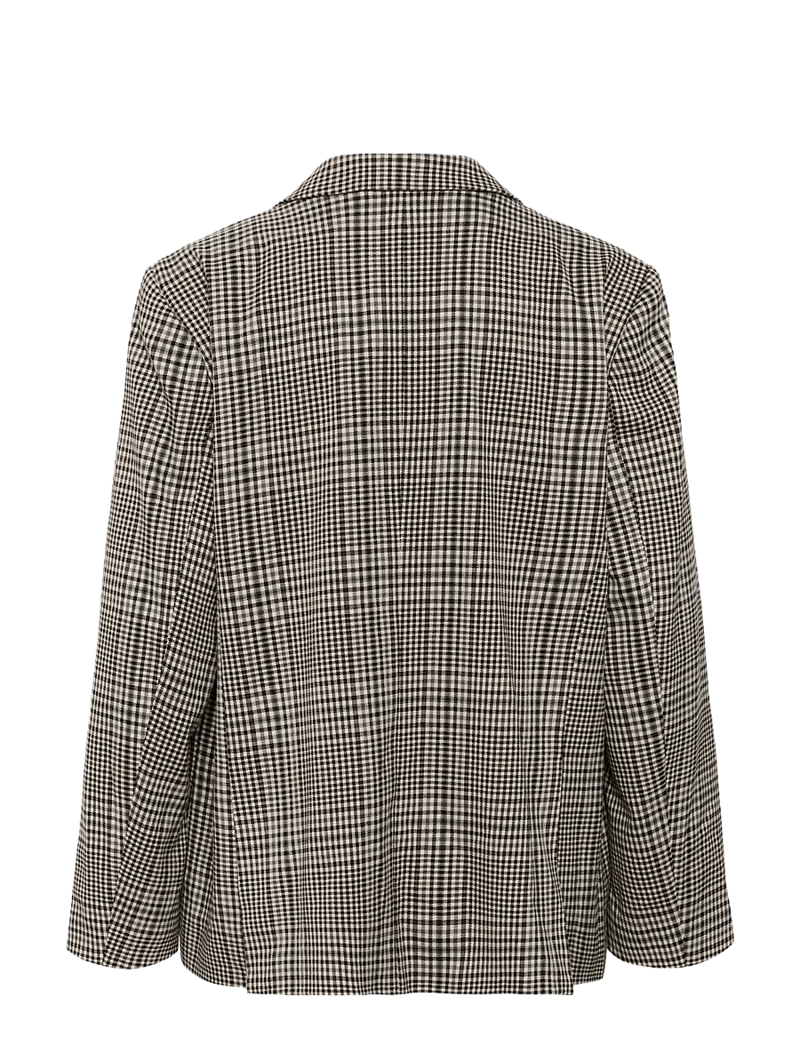 Culture - CUbirsen Blazer - einreihige blazer - black check - 1