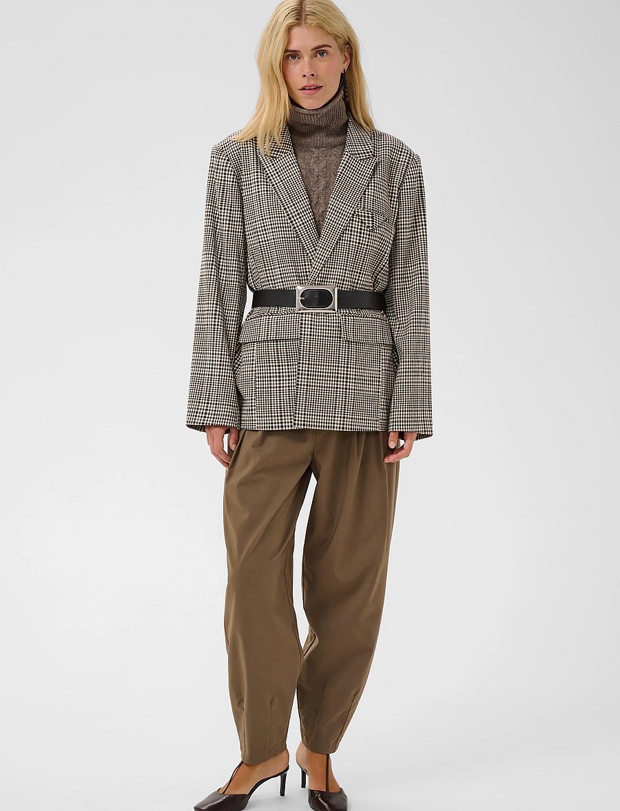 Culture - CUbirsen Blazer - einreihige blazer - black check - 3