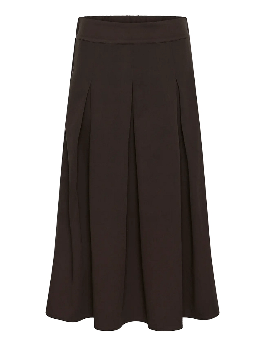Culture - CUbelsie Skirt - plisserade kjolar - coffee bean - 0