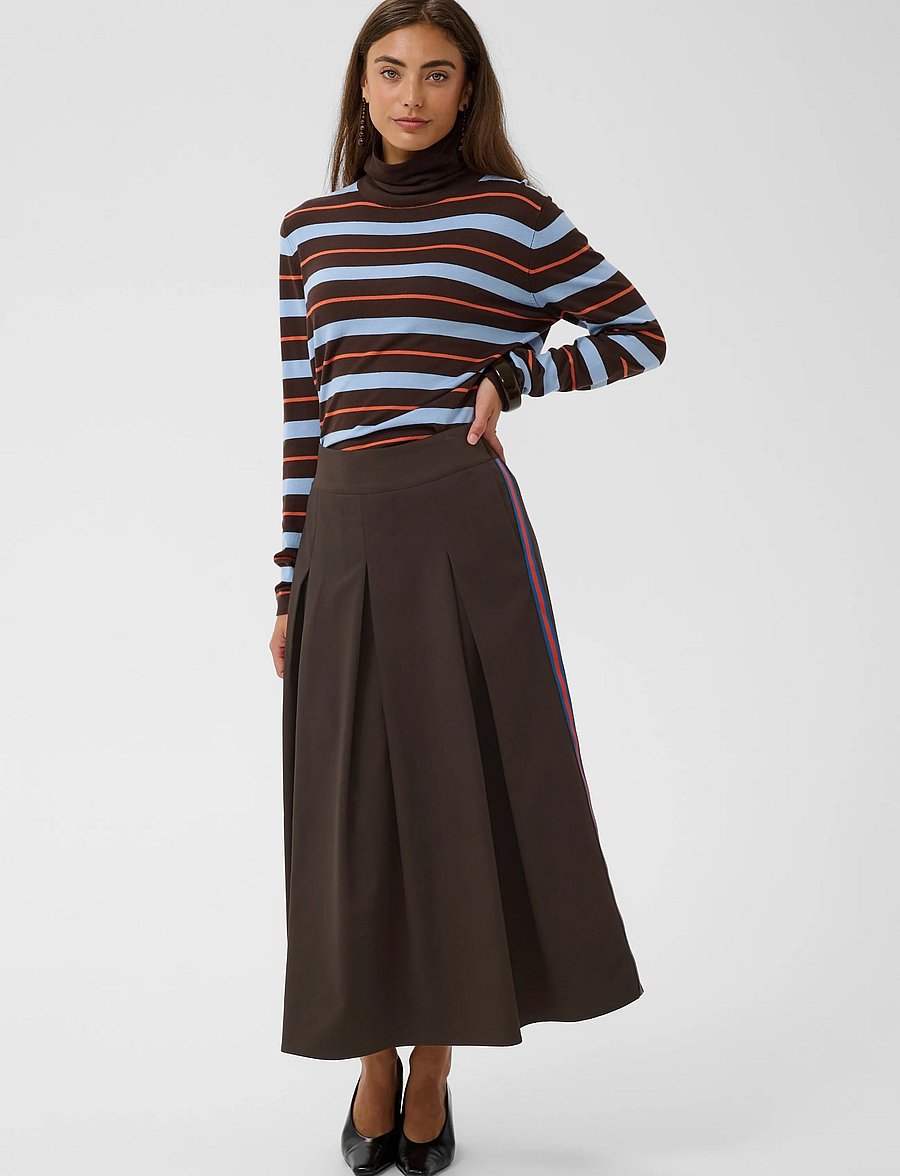 Culture - CUbelsie Skirt - vekkihameet - coffee bean - 3