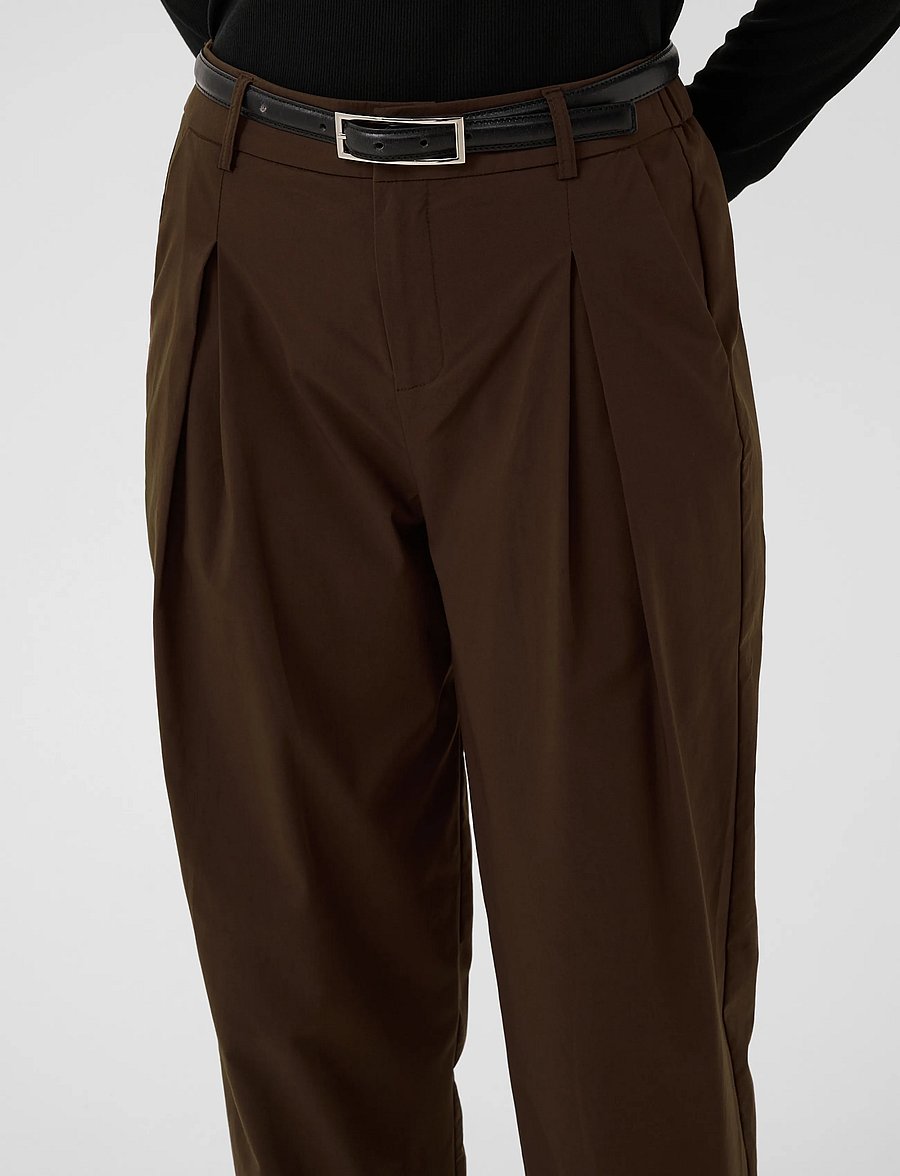 Culture - CUjamie Pants - hosen mit geradem bein - coffee bean - 5