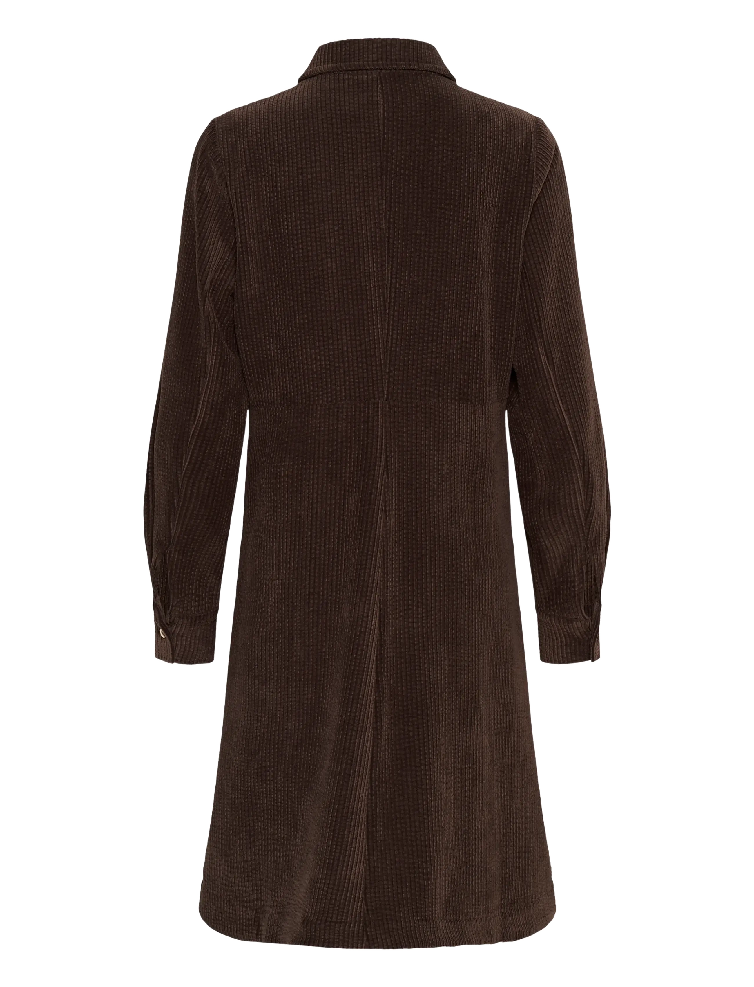 Culture - CUannike Dress - skjortklänningar - coffee bean - 1