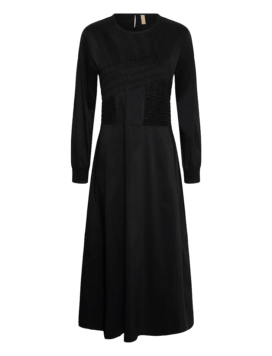 Culture - CUajda Antoinett Dress - midi kjoler - black - 0