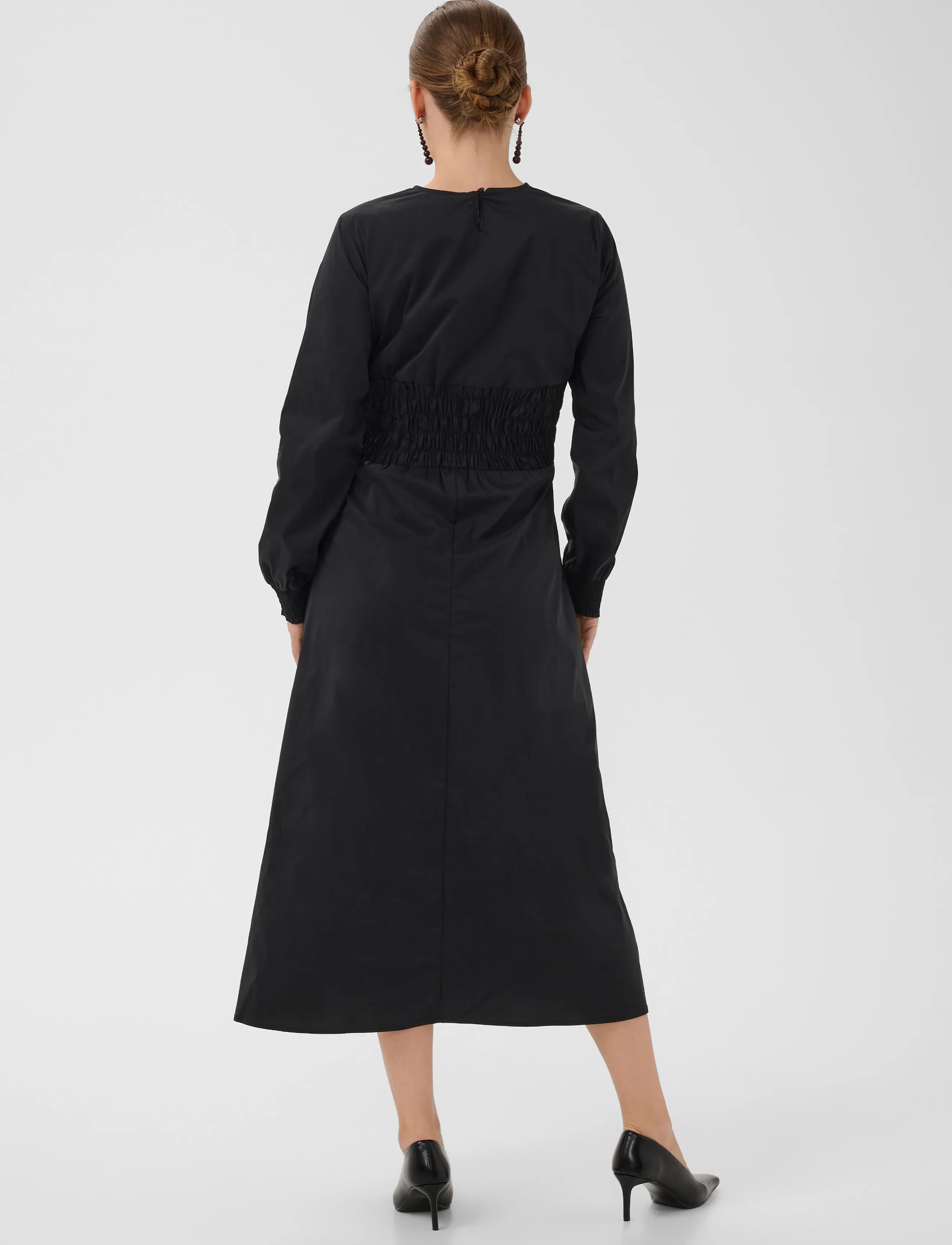 Culture - CUajda Antoinett Dress - midi kjoler - black - 3