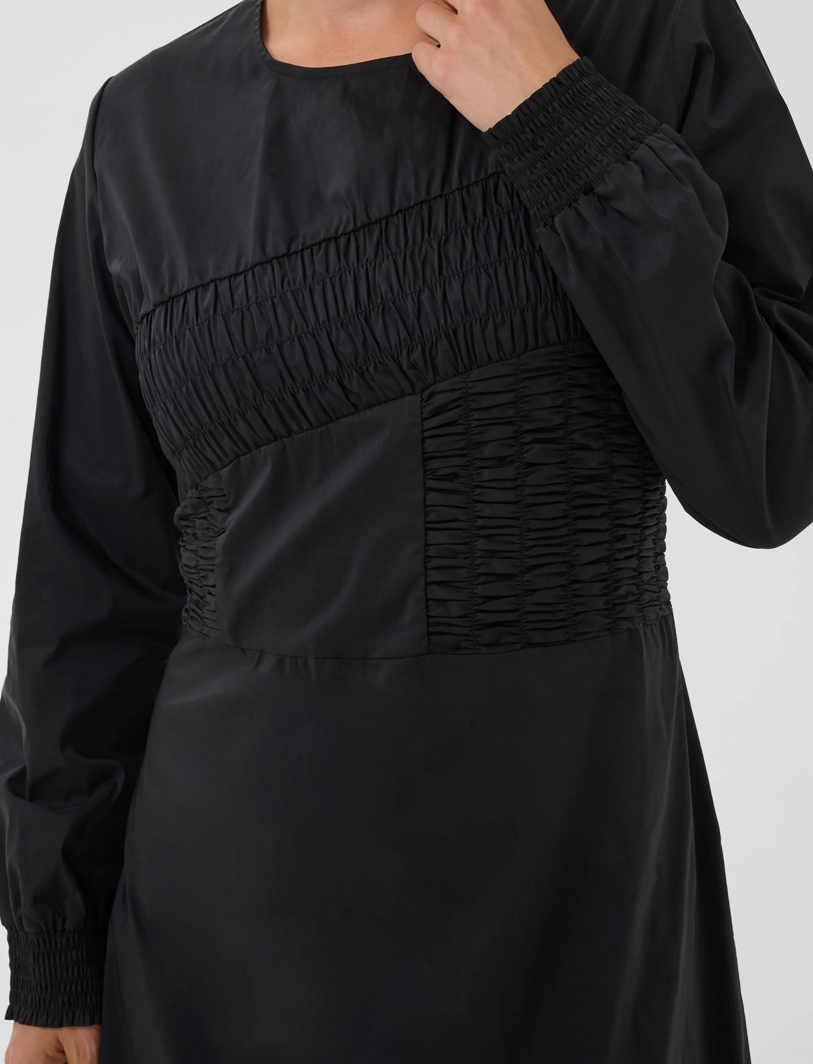 Culture - CUajda Antoinett Dress - midi kjoler - black - 5