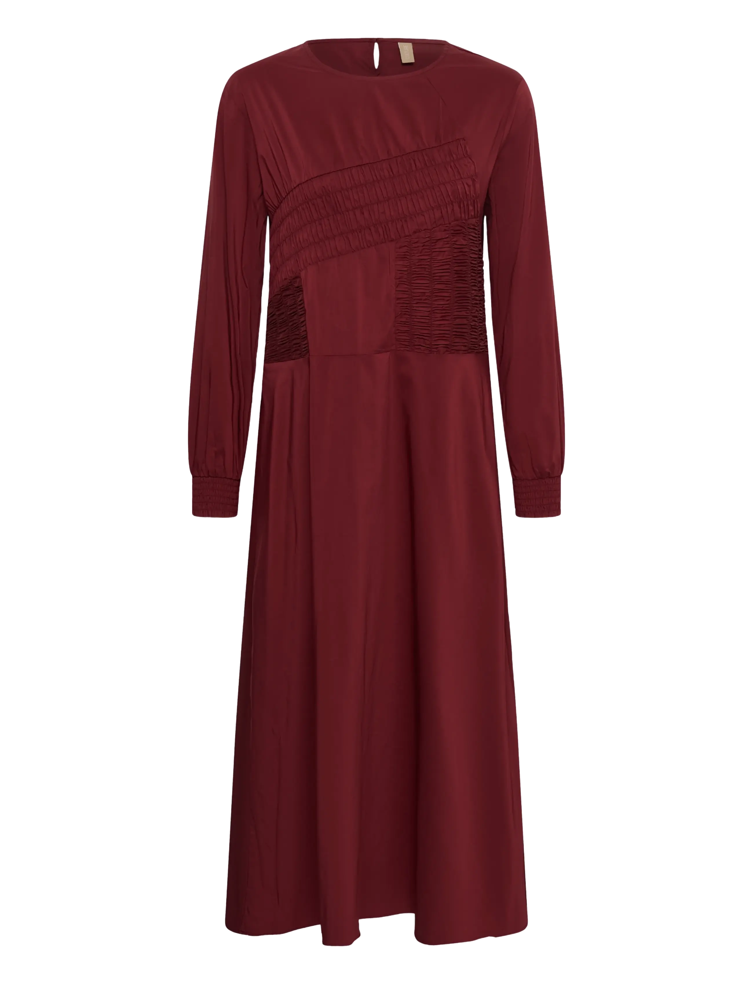 Culture CUajda Antoinett Dress - Kleidid - CHOCOLATE TRUFFLE / burgundy