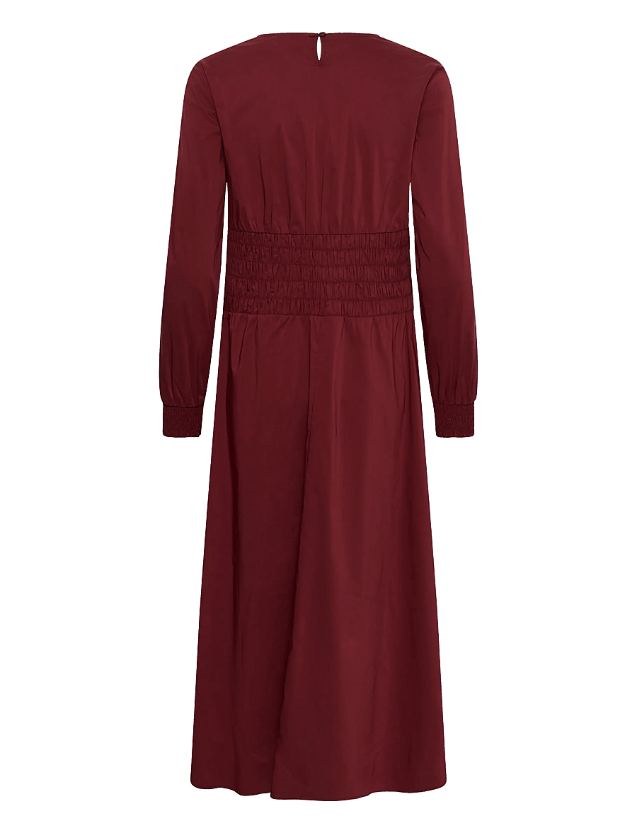 Culture - CUajda Antoinett Dress - midi kjoler - chocolate truffle - 1