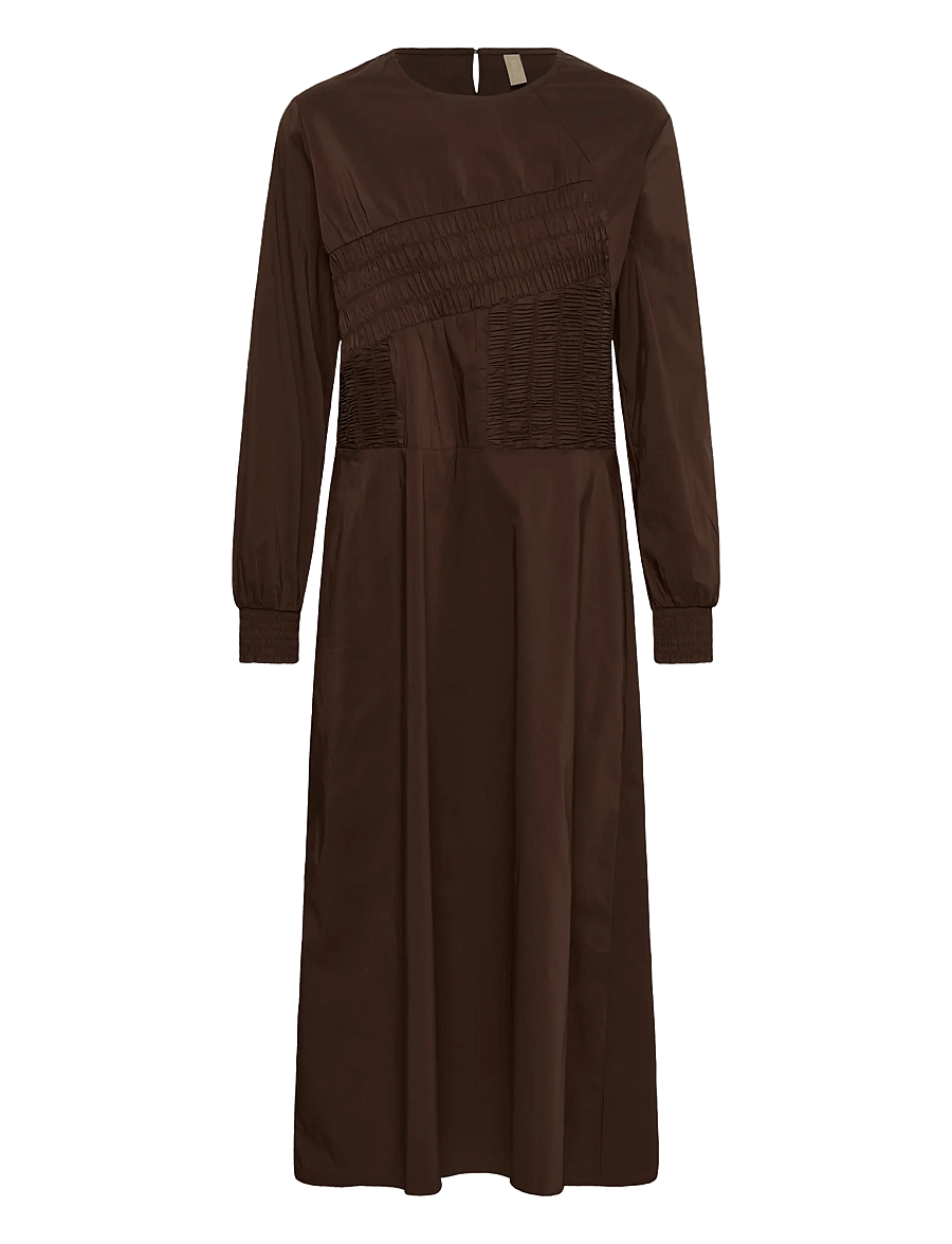 Culture - CUajda Antoinett Dress - midikleider - coffee bean - 0