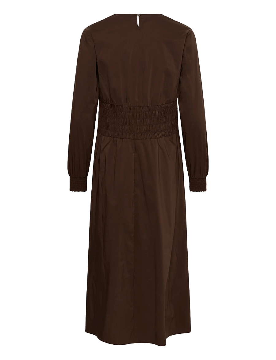 Culture - CUajda Antoinett Dress - midikleider - coffee bean - 1